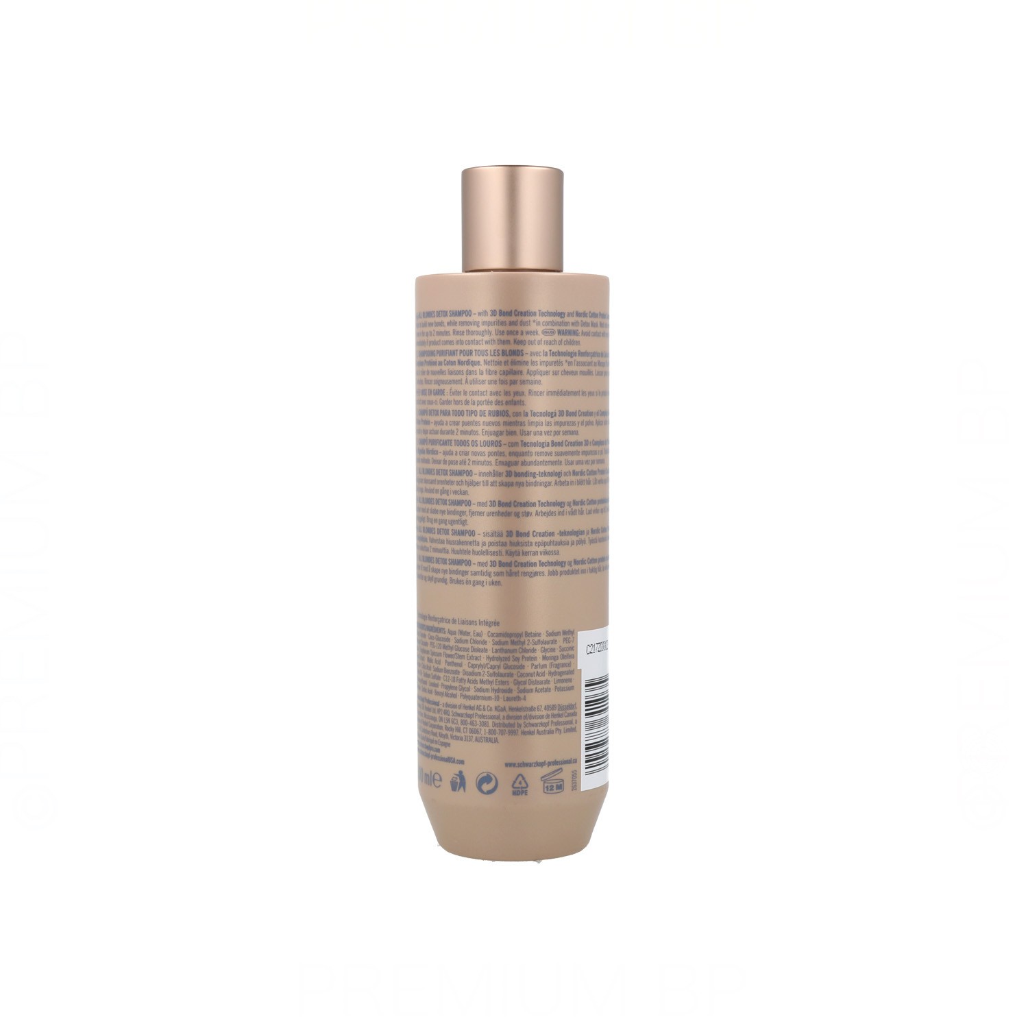 Schwarzkopf Blondme Keratin Restore All Blondes Detox Shampoo 300 ml