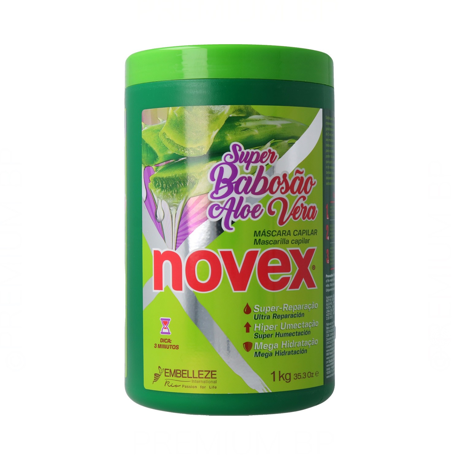 Novex Super Aloe Vera Máscara Capilar 1000 ml