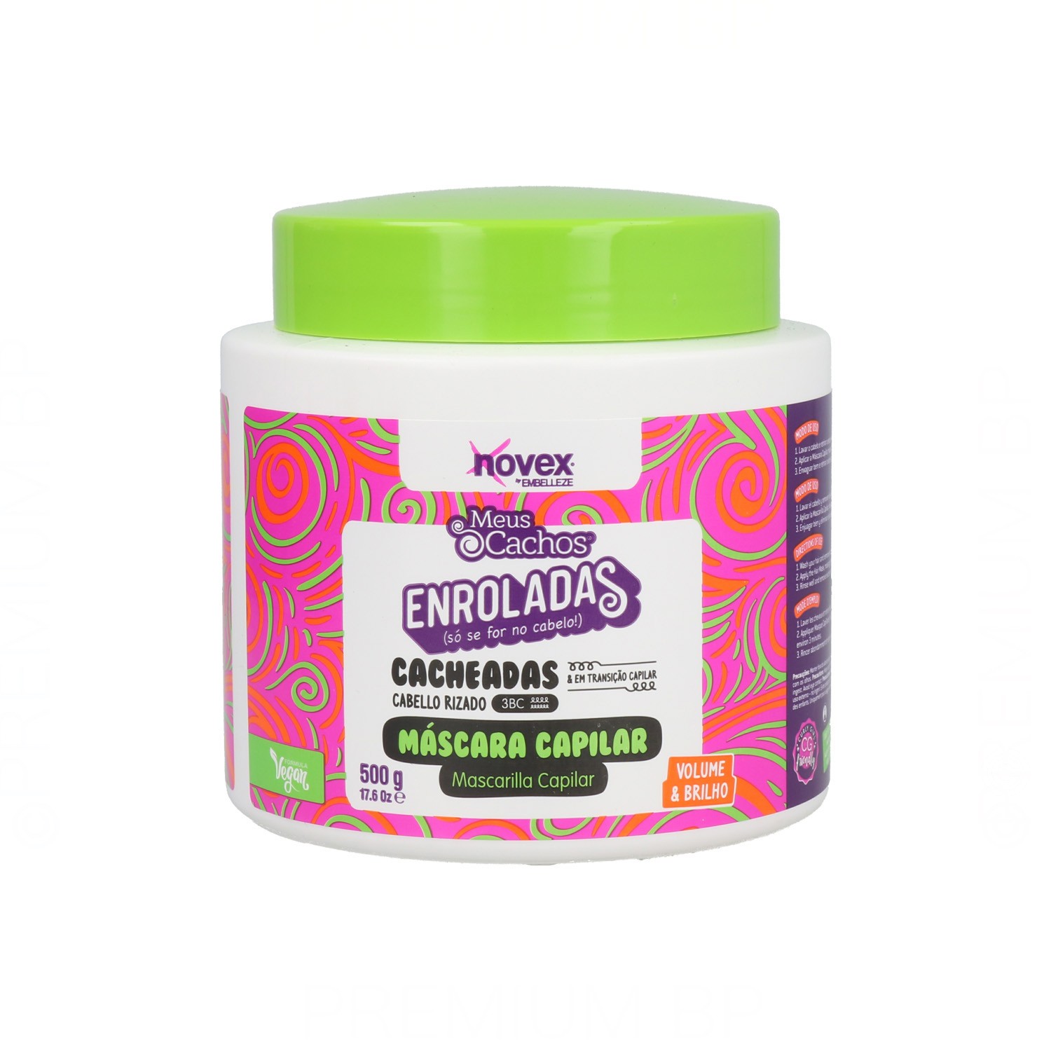 Masque Novex Enroladas Cacheadas 500 ml.