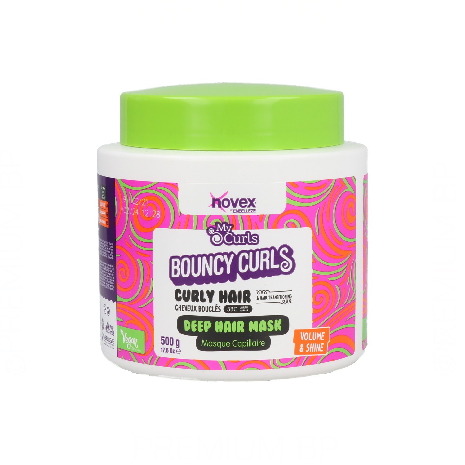 Masque Novex Enroladas Cacheadas 500 ml.