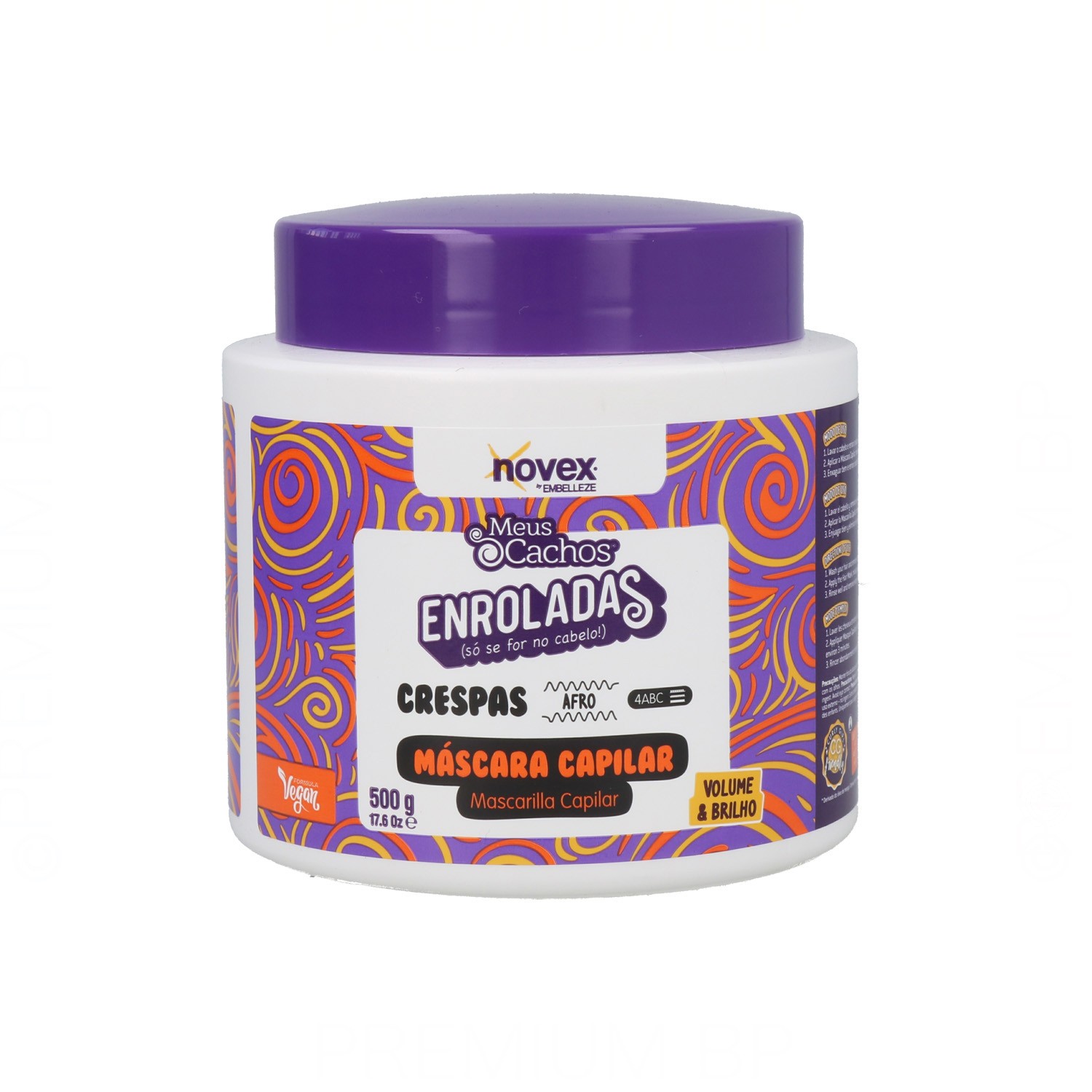 Novex Enroladas Crespas Mascarilla 500 ml.
