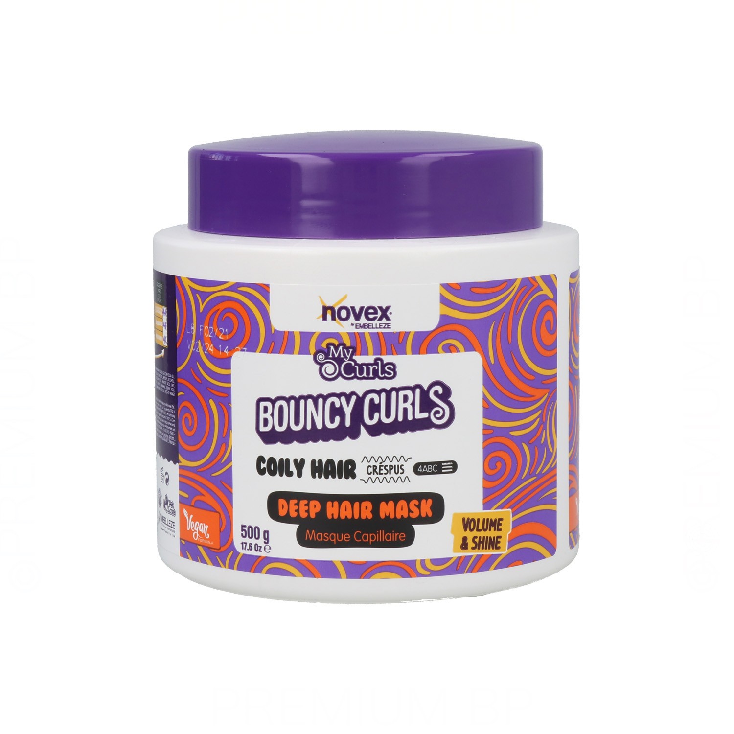 Máscara Novex Enroladas Crespas 500 ml.