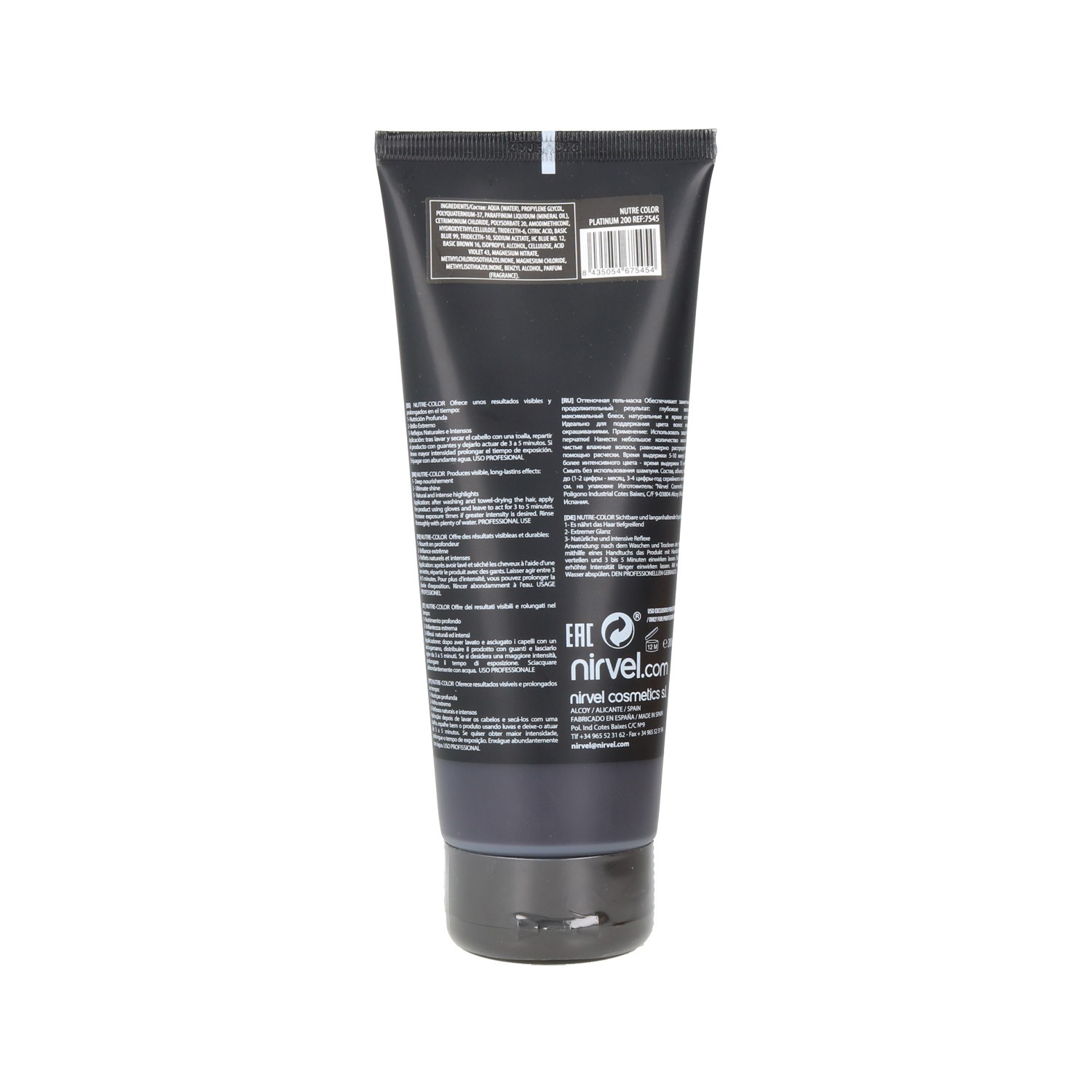 Nirvel Nutre Color Blond Platino 200 ml
