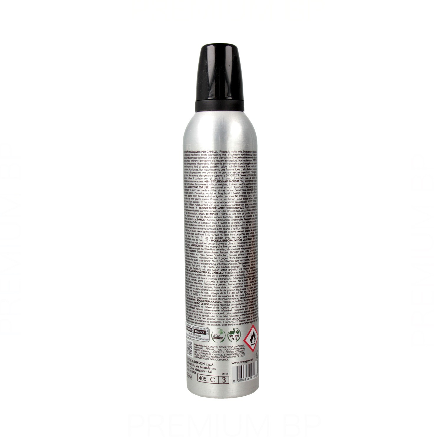 Dikson Every Green Modeling Foam Extra Fuerte 300 ml