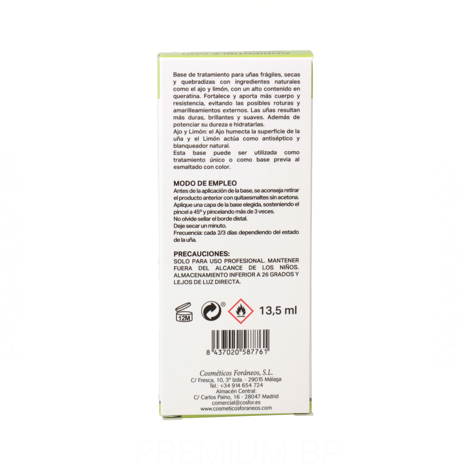 Masnails Base Tratamiento Fortalecedora 13.5 ml