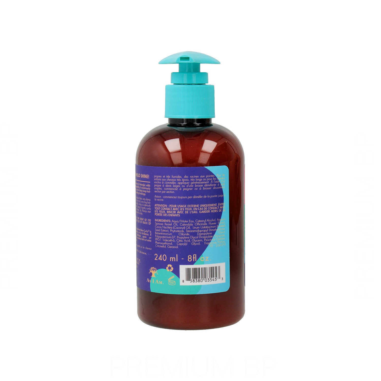 As I Am Born Curly Argan Leave-In & Desenredante Acondicionador 240 ml