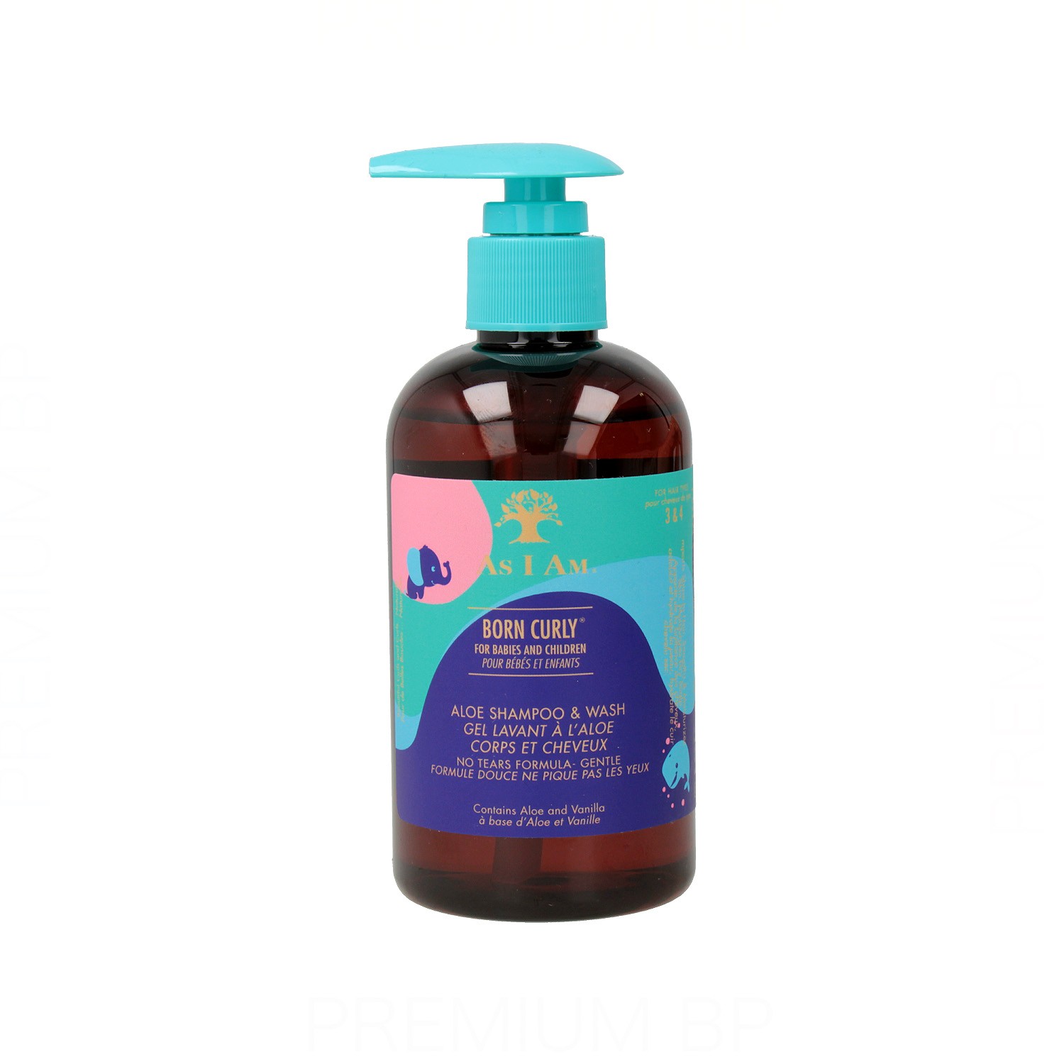 As I Am Born Curly Aloe Shampoo & Wash 240ML/8OZ (Kids)