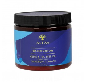 As I Am Dry & Itcht Scalp Care Olive & Tea Tree Oil Dandruff Cowash 454 g