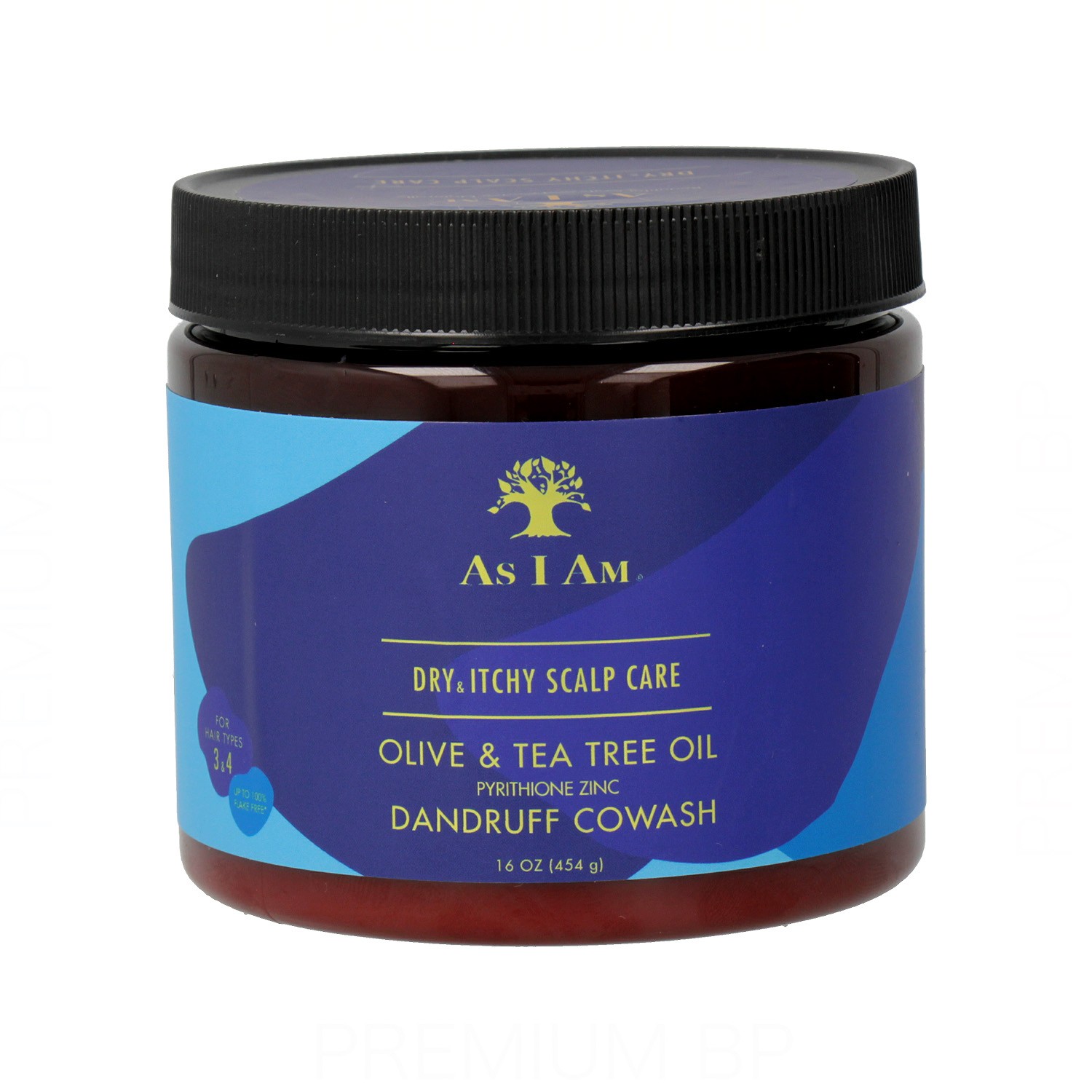 As I Am Dry & Itcht Scalp Care Olive & Tea Tree Oil Dandruff Cowash 454 g