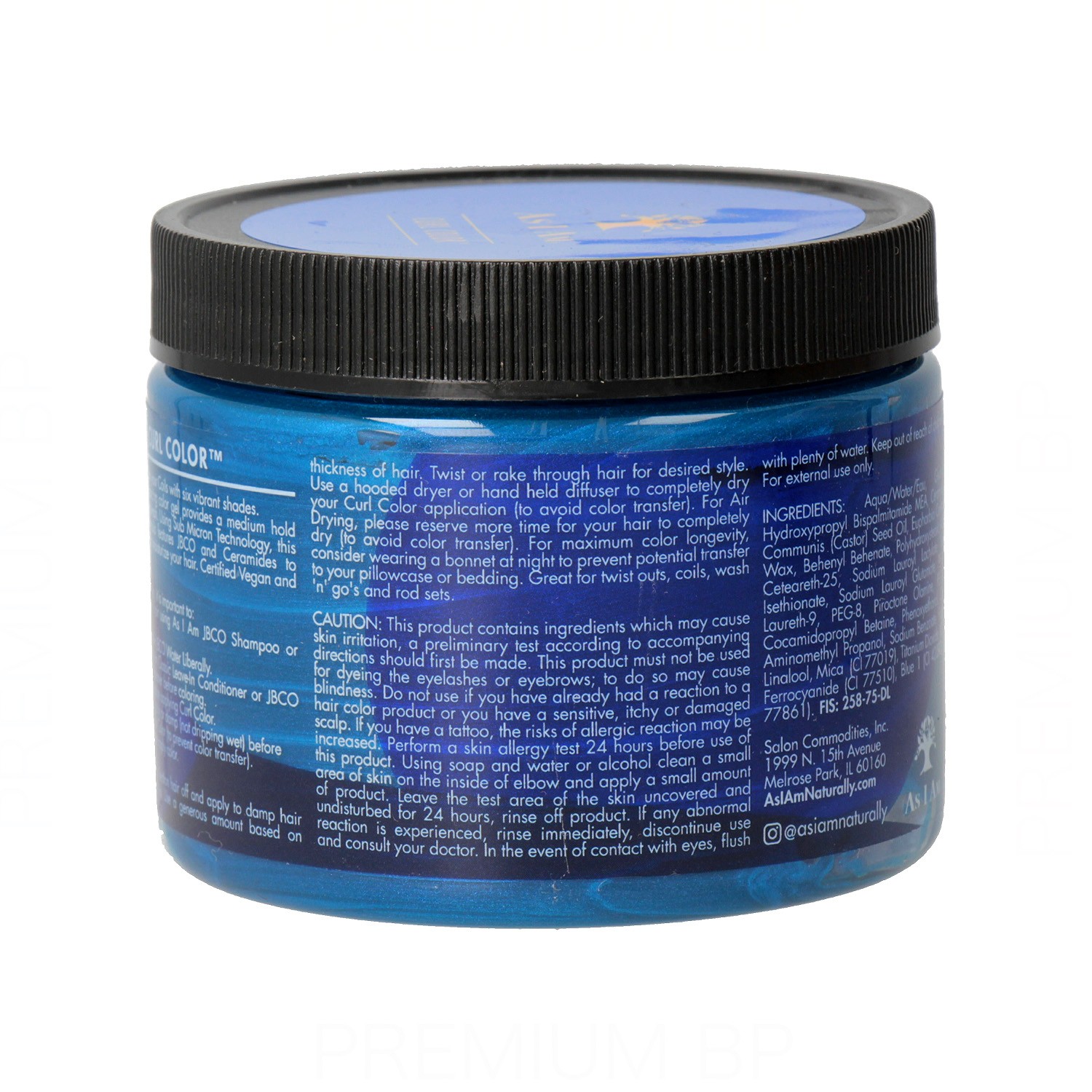 As I Am Curl Color Tinte Color Temporal Cool Blue 182 g