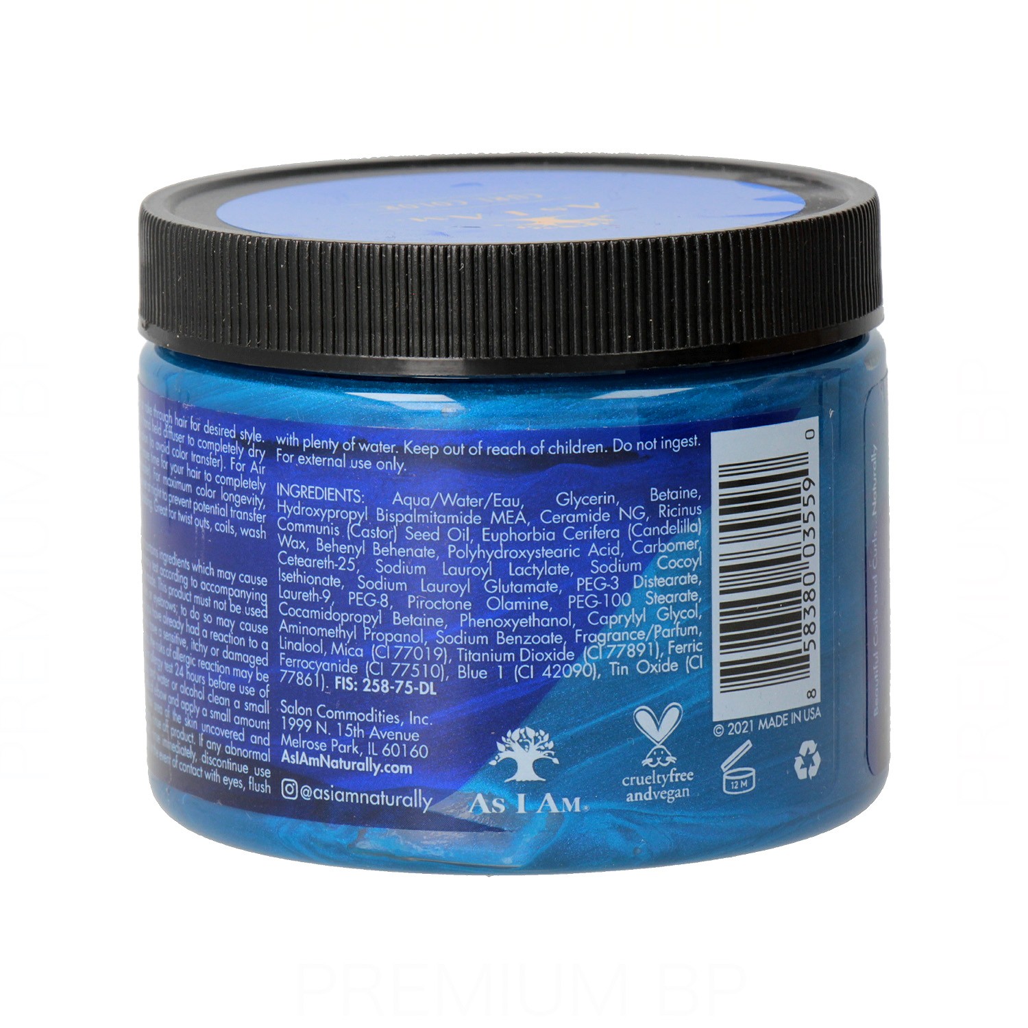 As I Am Curl Color Tinte Color Temporal Cool Blue 182 g