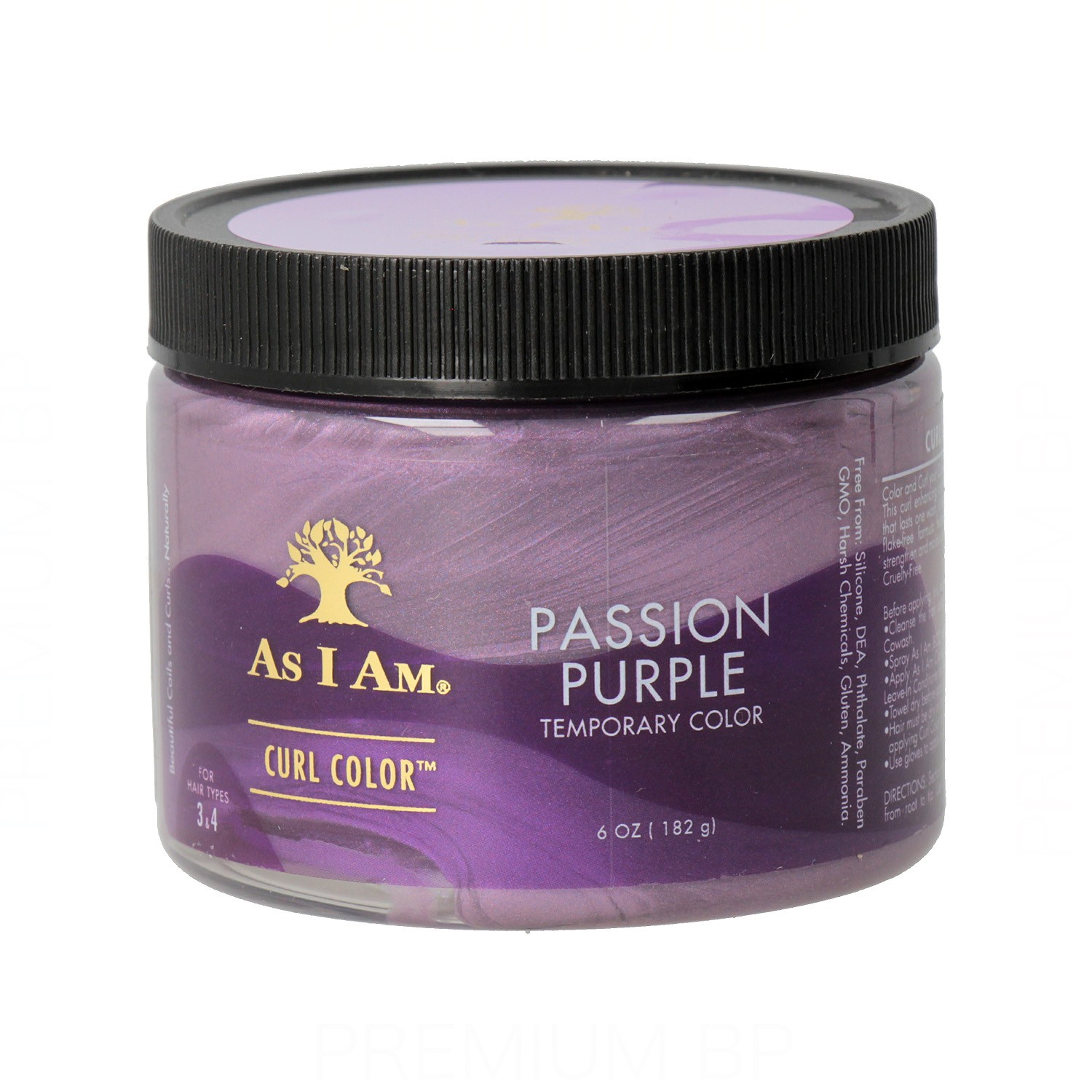 As I Am Curl Color Tinte Color Temporal Passion Purple 182 g As I Am Curl Color Tinte Color Temporal Passion Purple 182 g