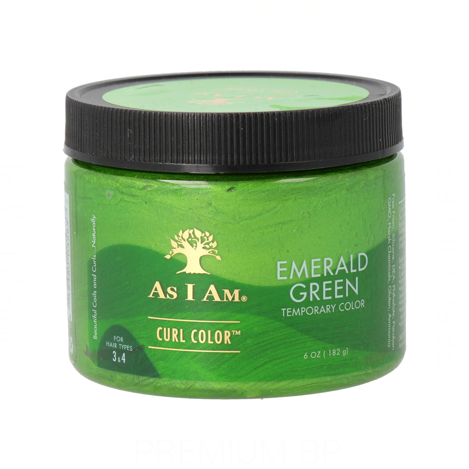 As I Am Curl Color Tinte Color Temporal Emerald Green 182 g As I Am Curl Color Tinte Color Temporal Emerald Green 182 g