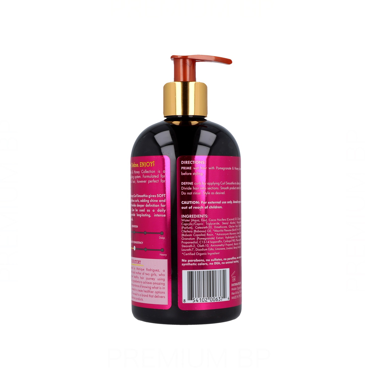 Mielle Pomegrante & Honey Curl Smoothie (Gel For Curls ) 355 ml/12Oz