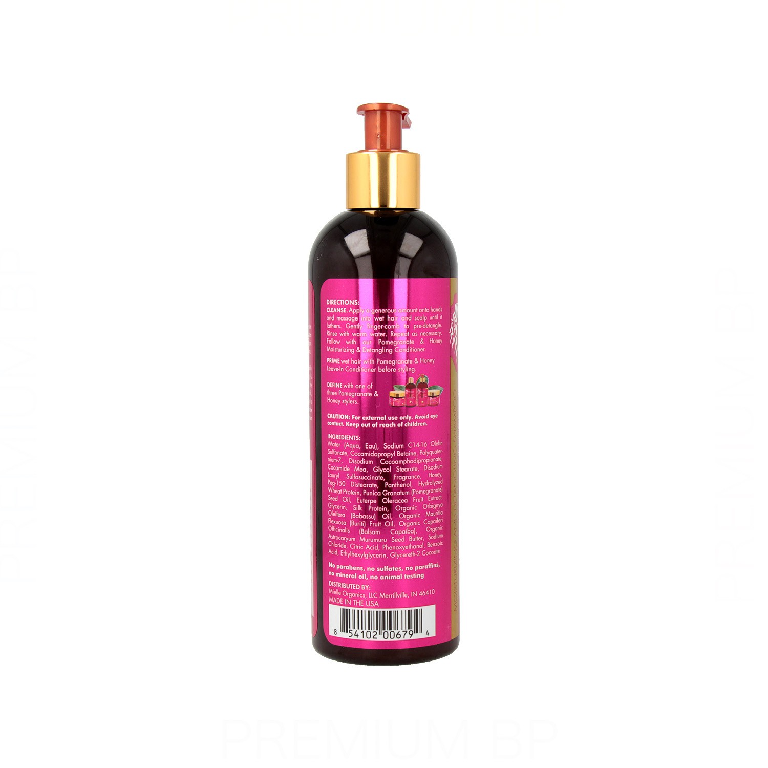 Mielle Pomegranate & Honey Shampoo Hidratante & Desembaraçante 355 ml