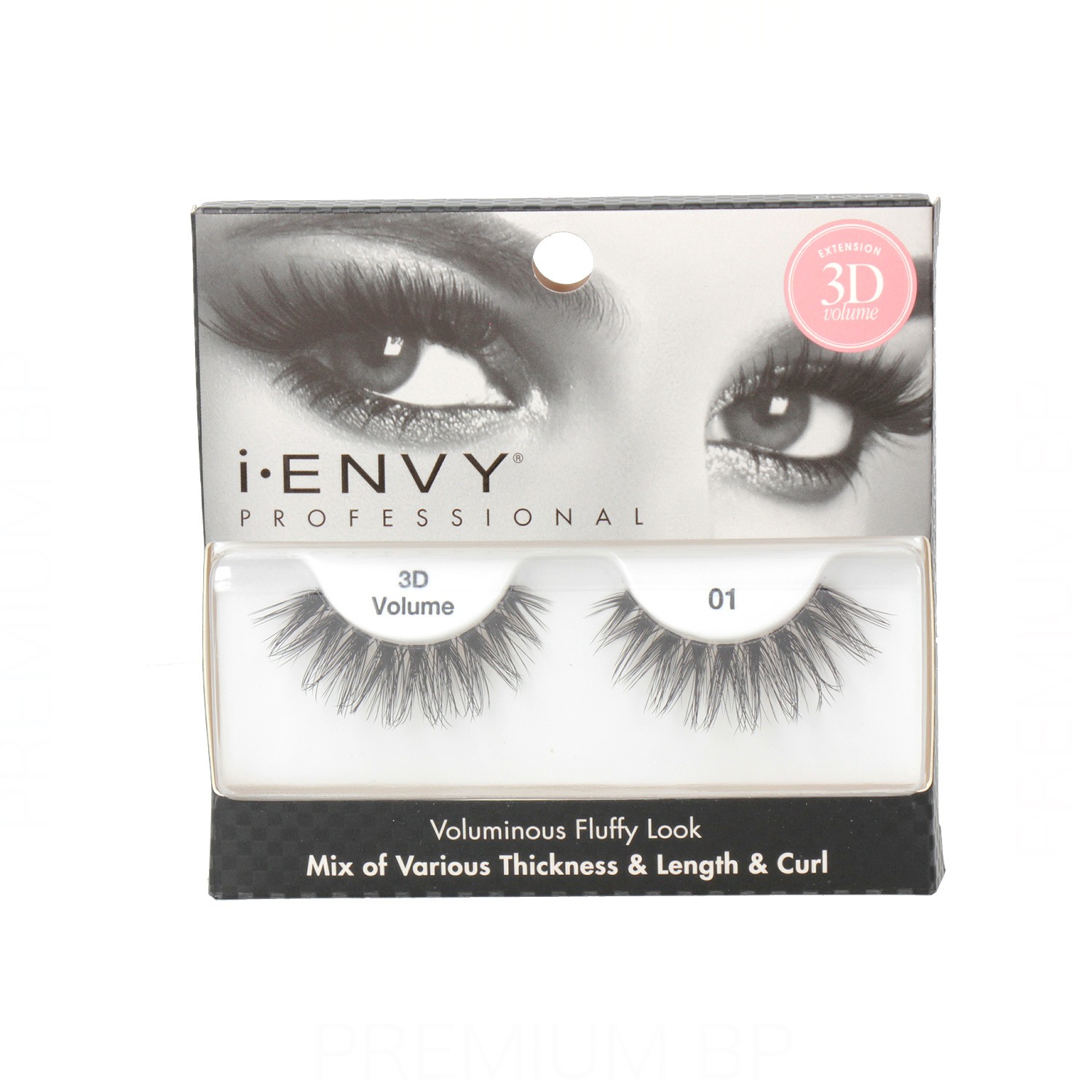 I Envy 3D Volume Extension 01 False Eyelashes in Strip