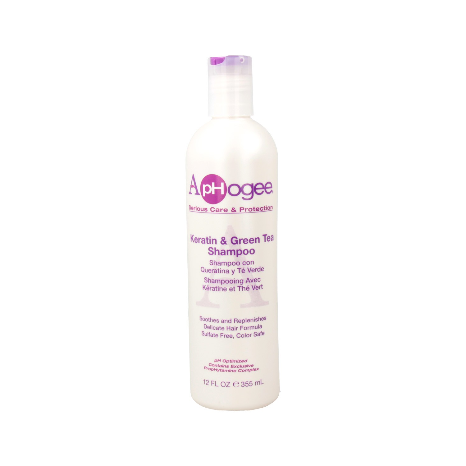 Aphogee Keratin & Green Tea Champú 355 ml