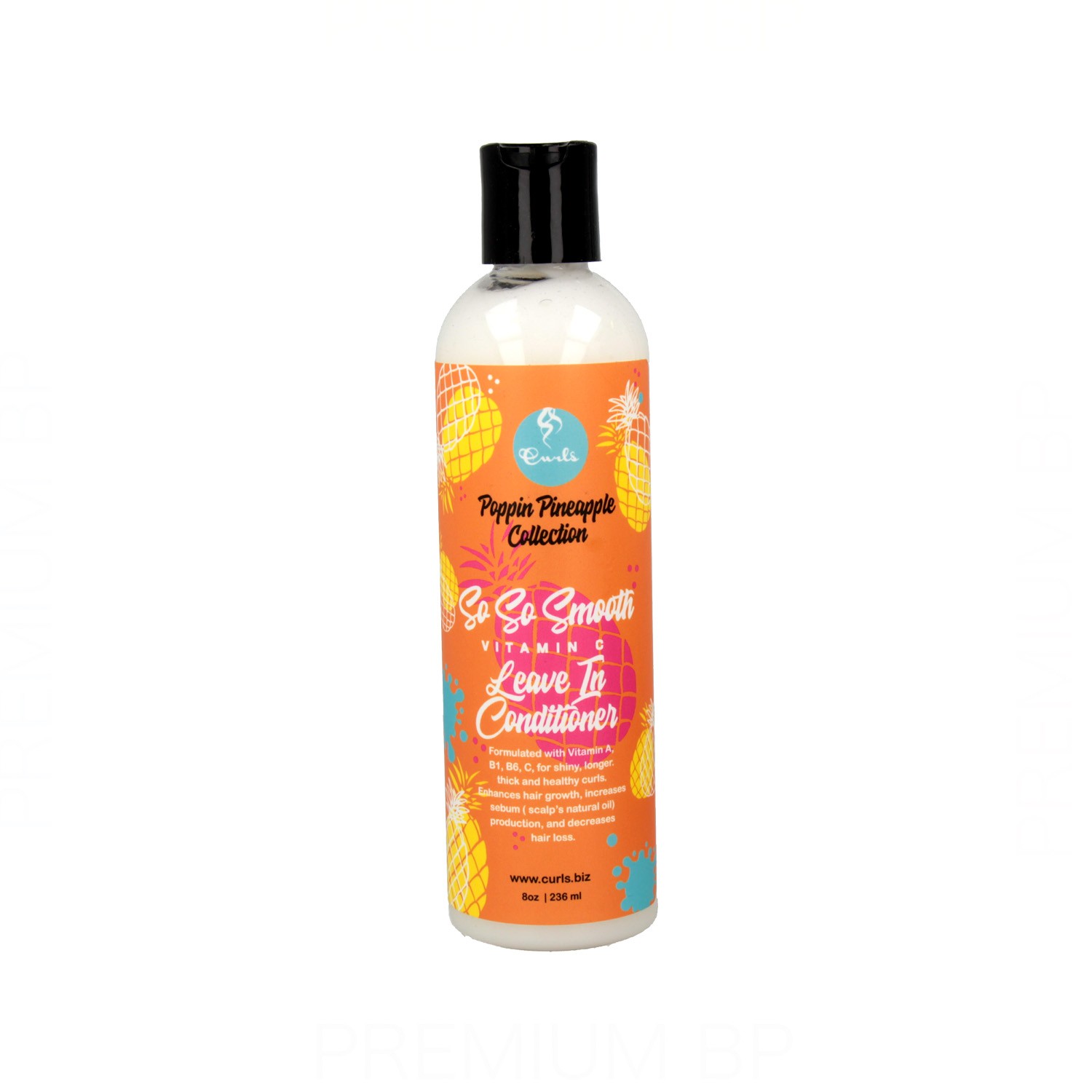 Curls Poppin Pineapple Collection So So Smooth Acondicionador Leave-In 236 ml