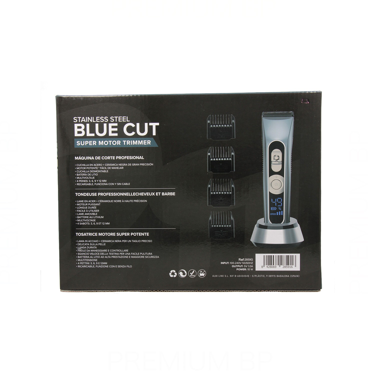 Albi Blue Cut Super Motor Trimmer Cutting Machine