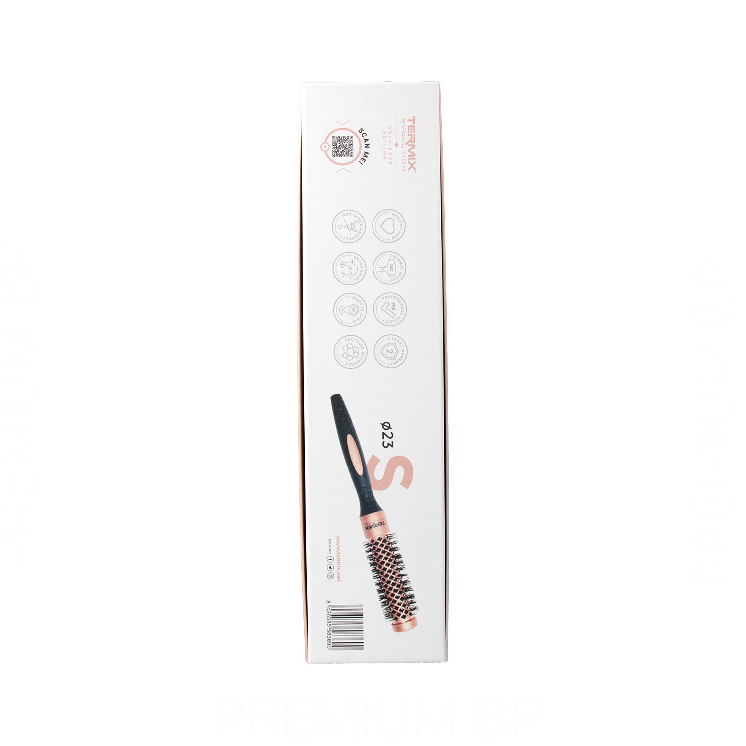 Termix Evolution Gold Rose Cepillo de Pelo Redondo 23 mm