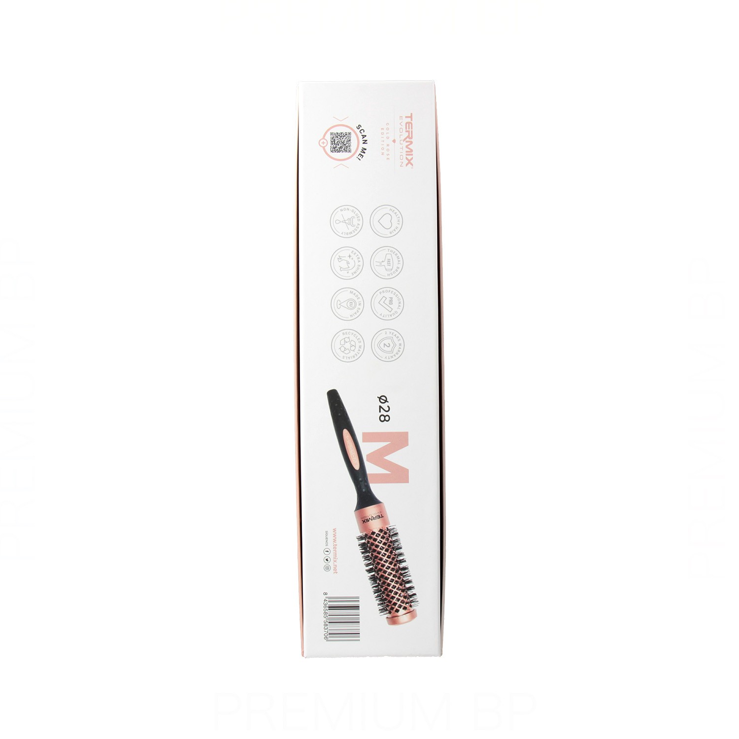 Termix Evolution Gold Rose Cepillo de Pelo Redondo 28 mm