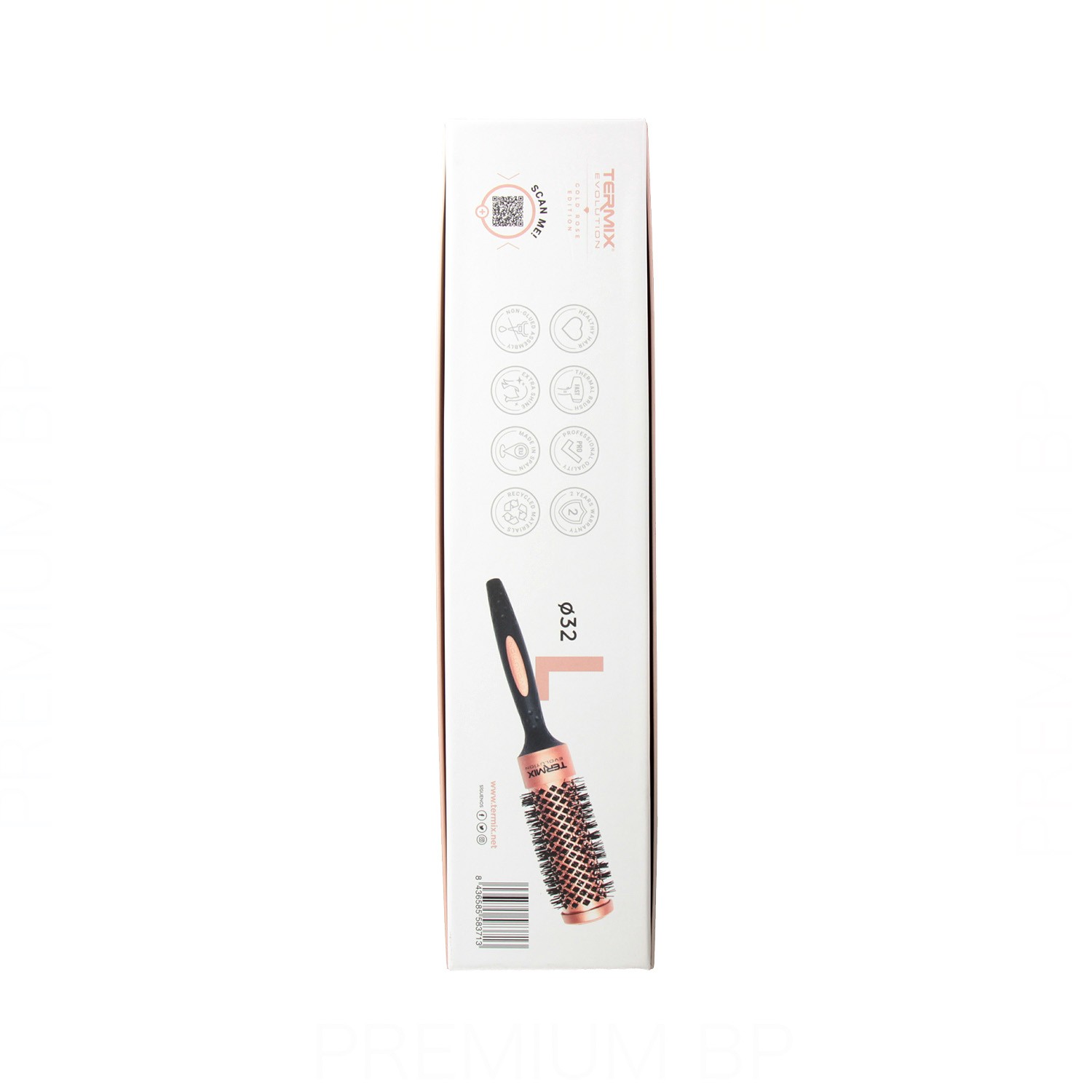 Termix Evolution Gold Rose Cepillo de Pelo Redondo 32 mm
