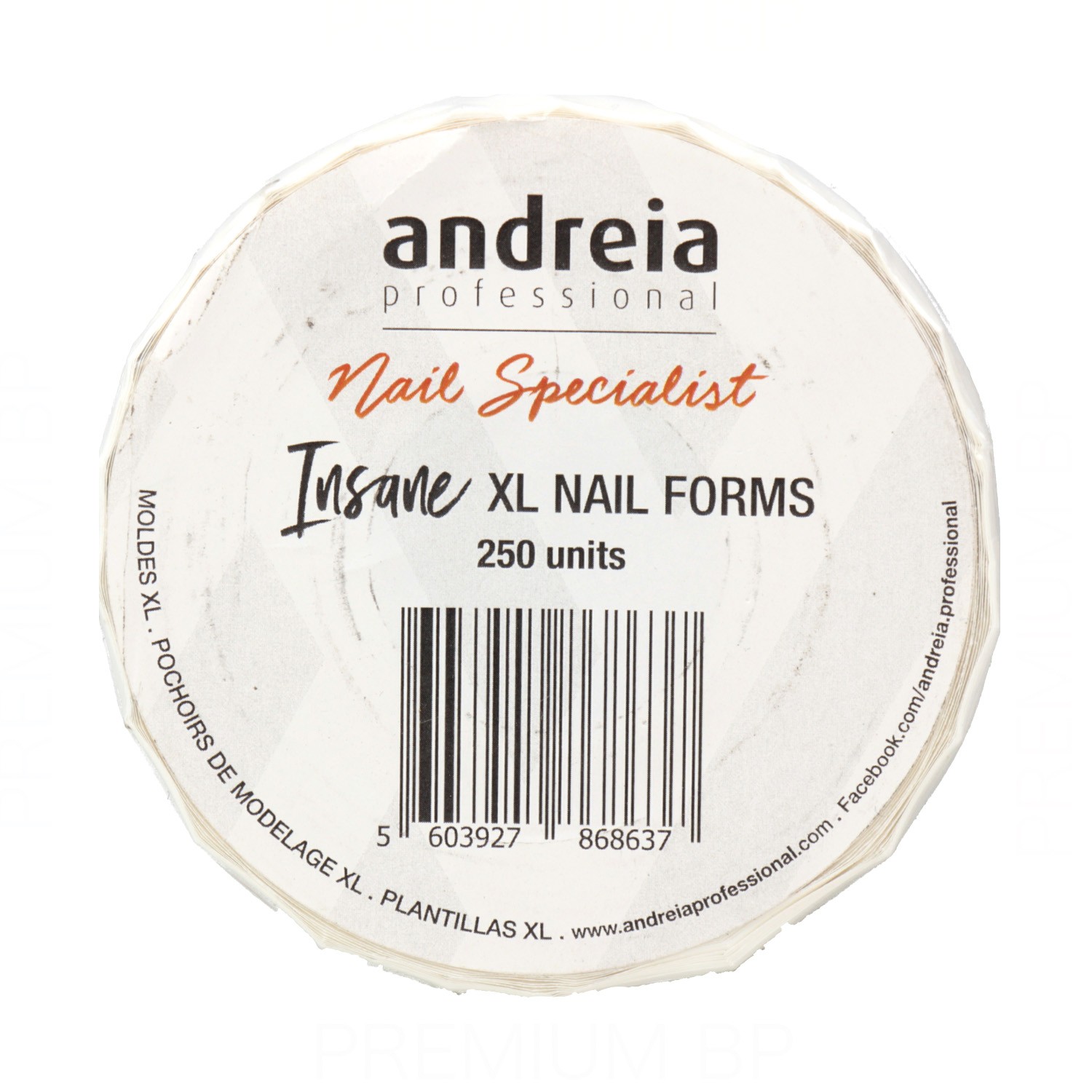 Andreia Professional Insane XL Nail Forms 250 units