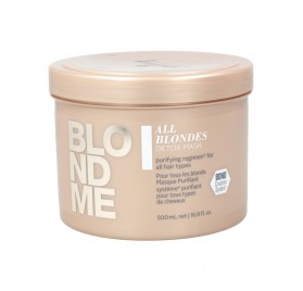 Schwarzkopf Blondme Keratin Restore All Blondes Mascarilla Detox 500 ml