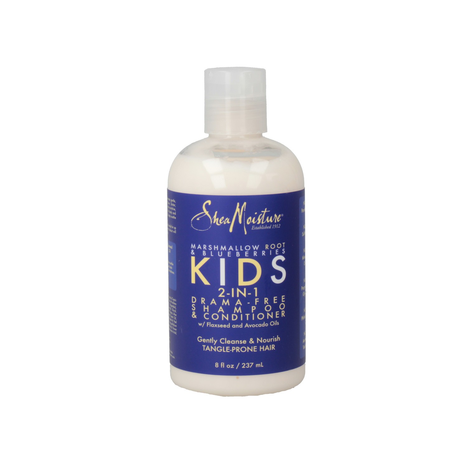 Shea Moisture Marshmallow Root & Blueberries Kids 2-In-1 Drama-Free Champú & Acondicionador 237 ml Shea Moisture Marshmallow Root & Blueberries Kids 2-In-1 Drama-Free Champú & Acondicionador 237 ml