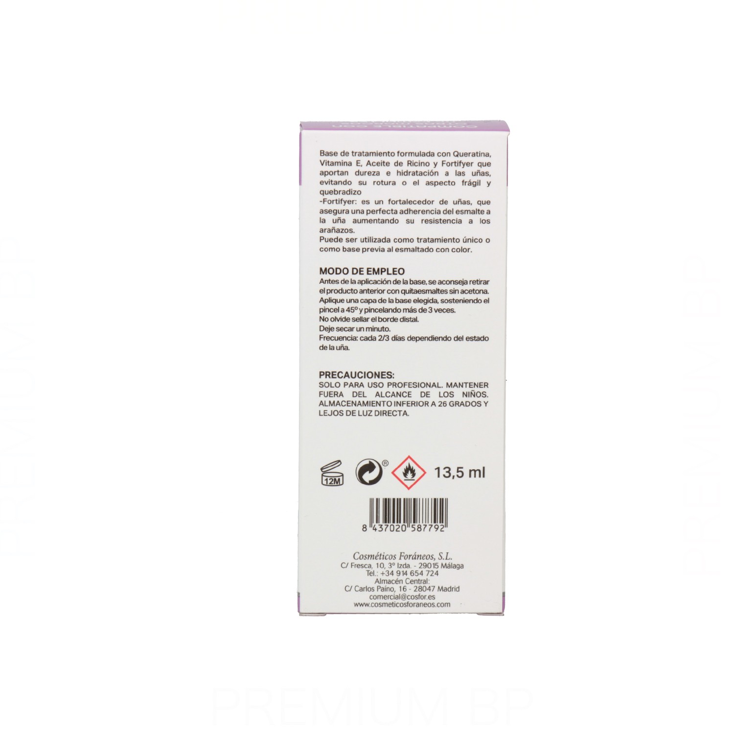 Masnails Base Tratamiento Uñas Fuertes 13,5 ml