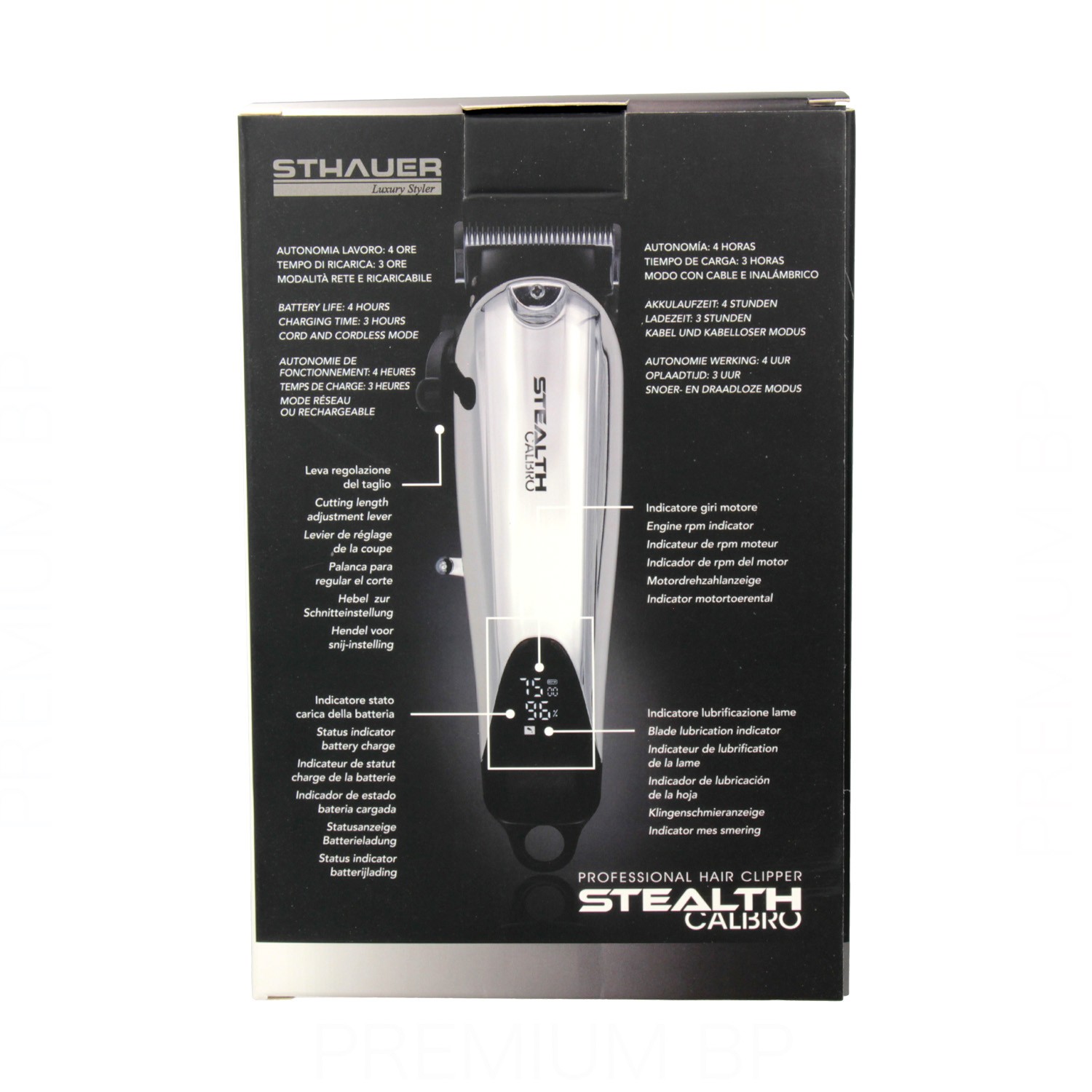 Xanitalia Professional Sthauer Professional Machine Hair Clipper Caliber Stealth