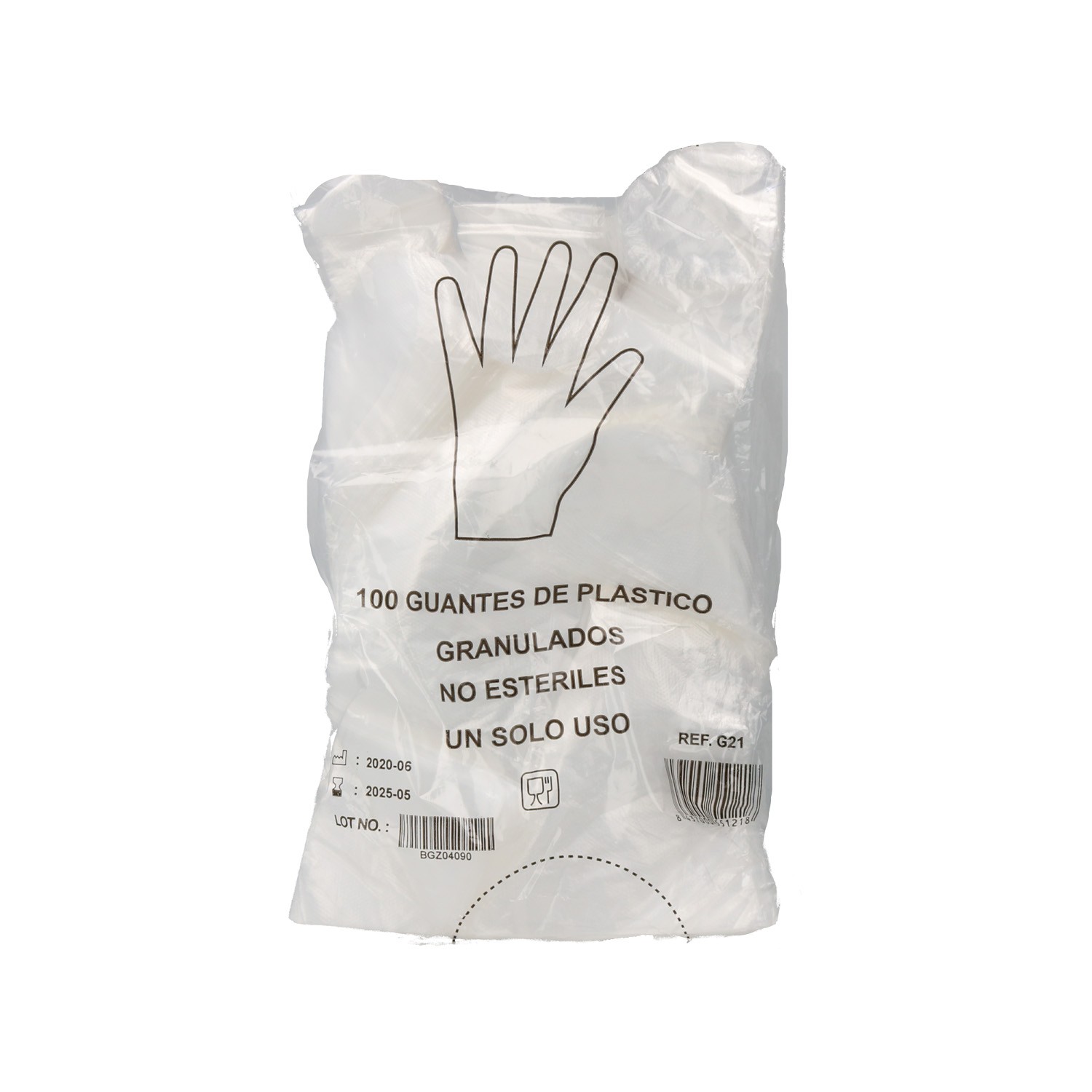 Omare Luna Plastic Gloves 100 units