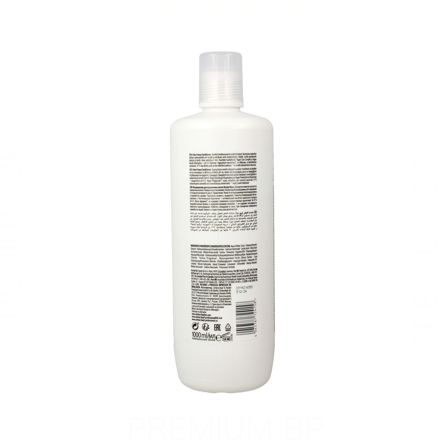 Schwarzkopf Bonacure Color Freeze Acondicionador 1000 ml