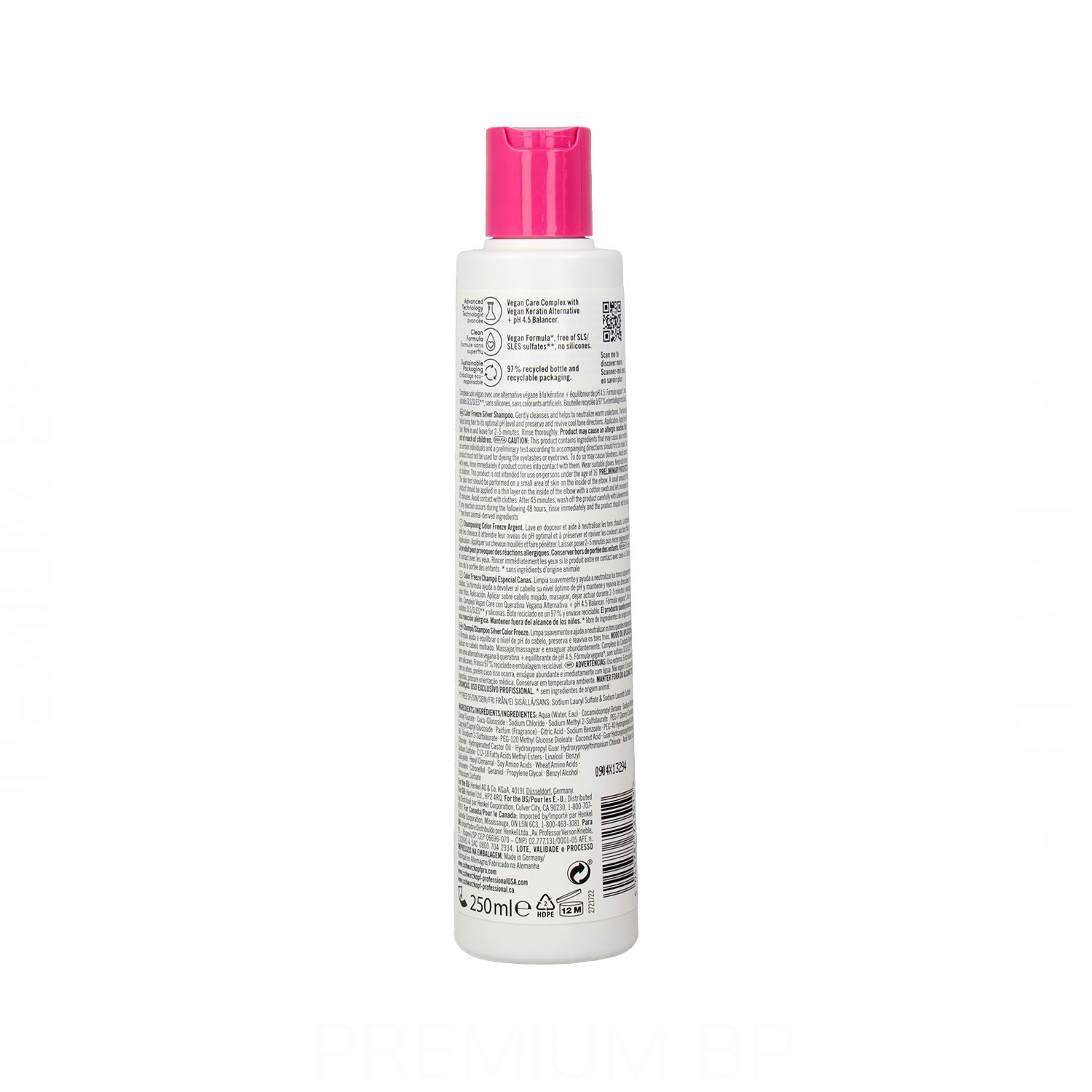 Schwarzkopf Bonacure Color Freeze Champú Silver 250 ml