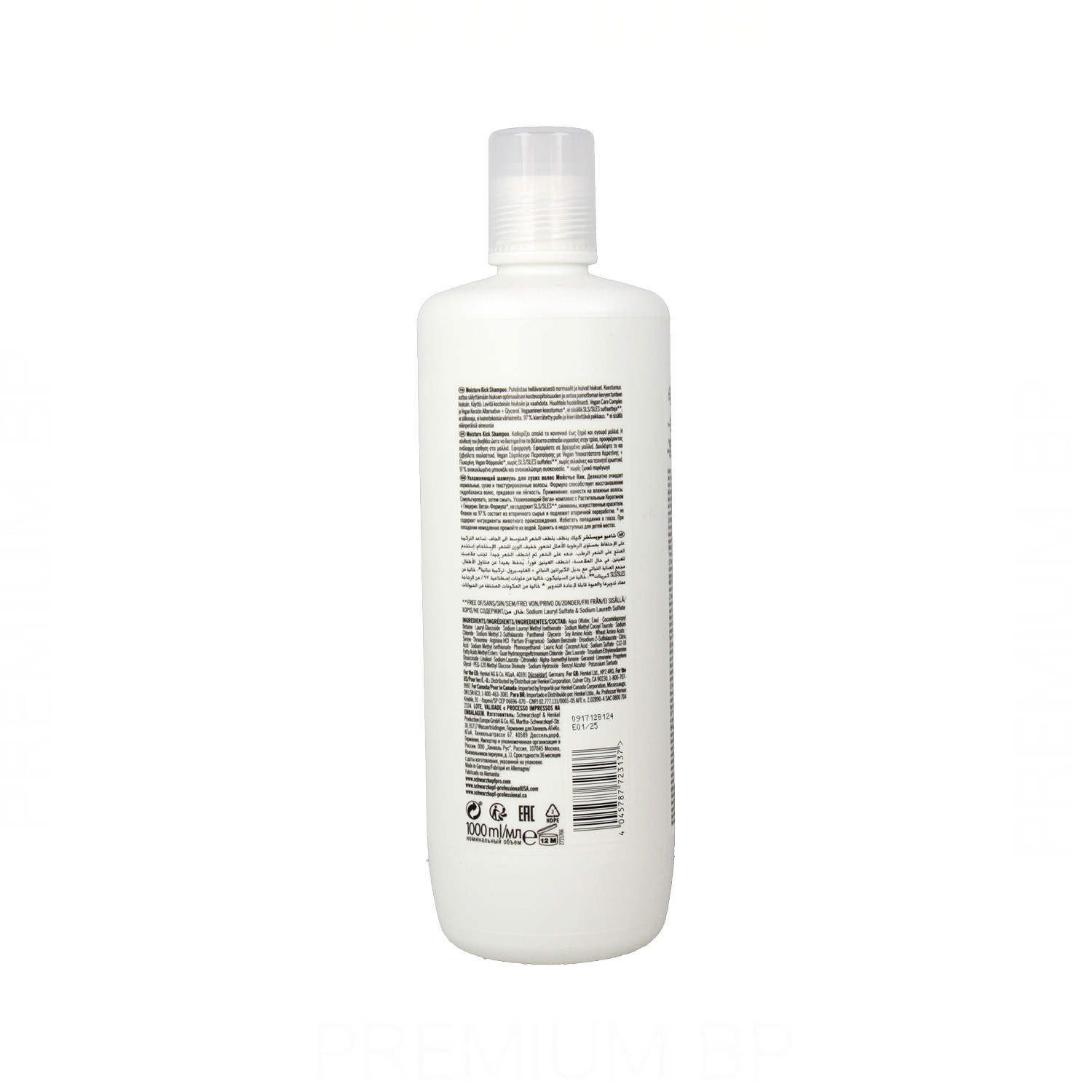 Schwarzkopf Bonacure Moisture Kick Champú Glicerol 1000 ml