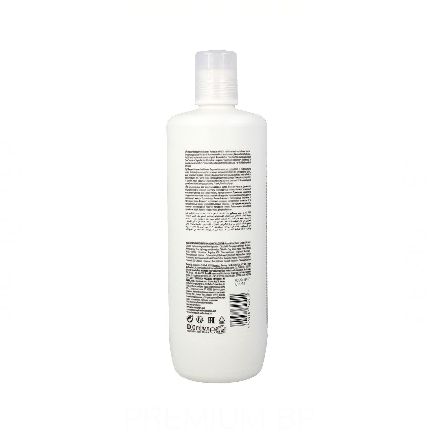 Schwarzkopf Bonacure Repair Rescue Acondicionador Arginina 1000 ml