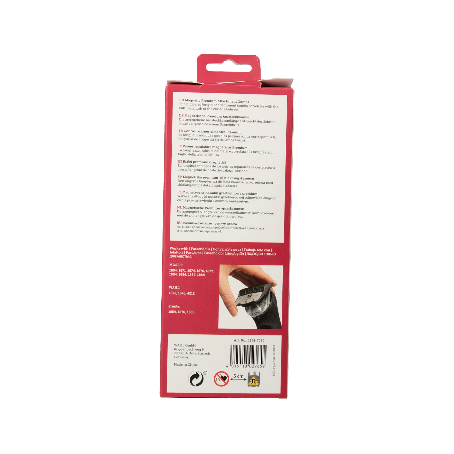Moser Pack Peines Magnéticos 3 uds