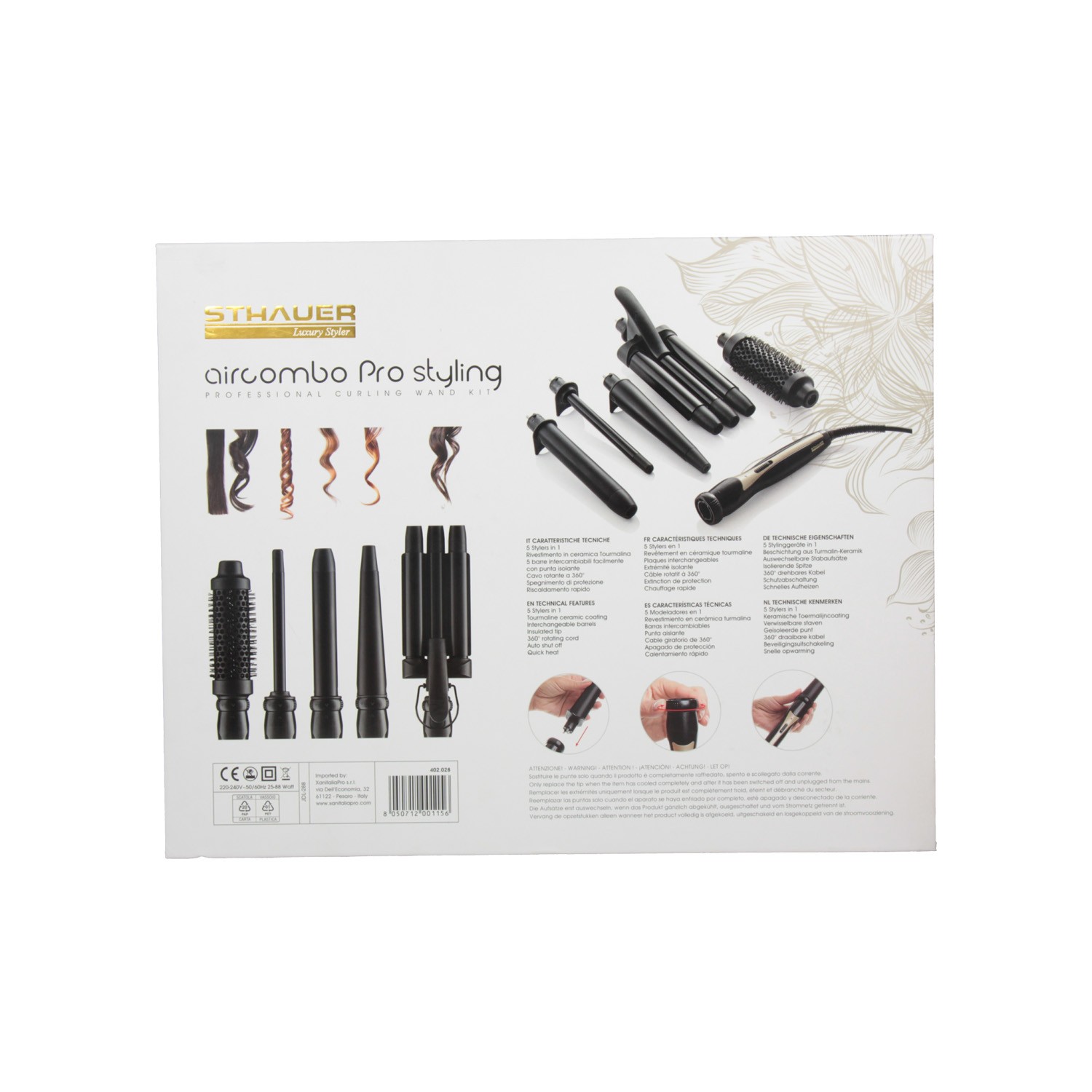 Xanitalia Profesional Sthauer Kit Rizador Profesional Air Combo