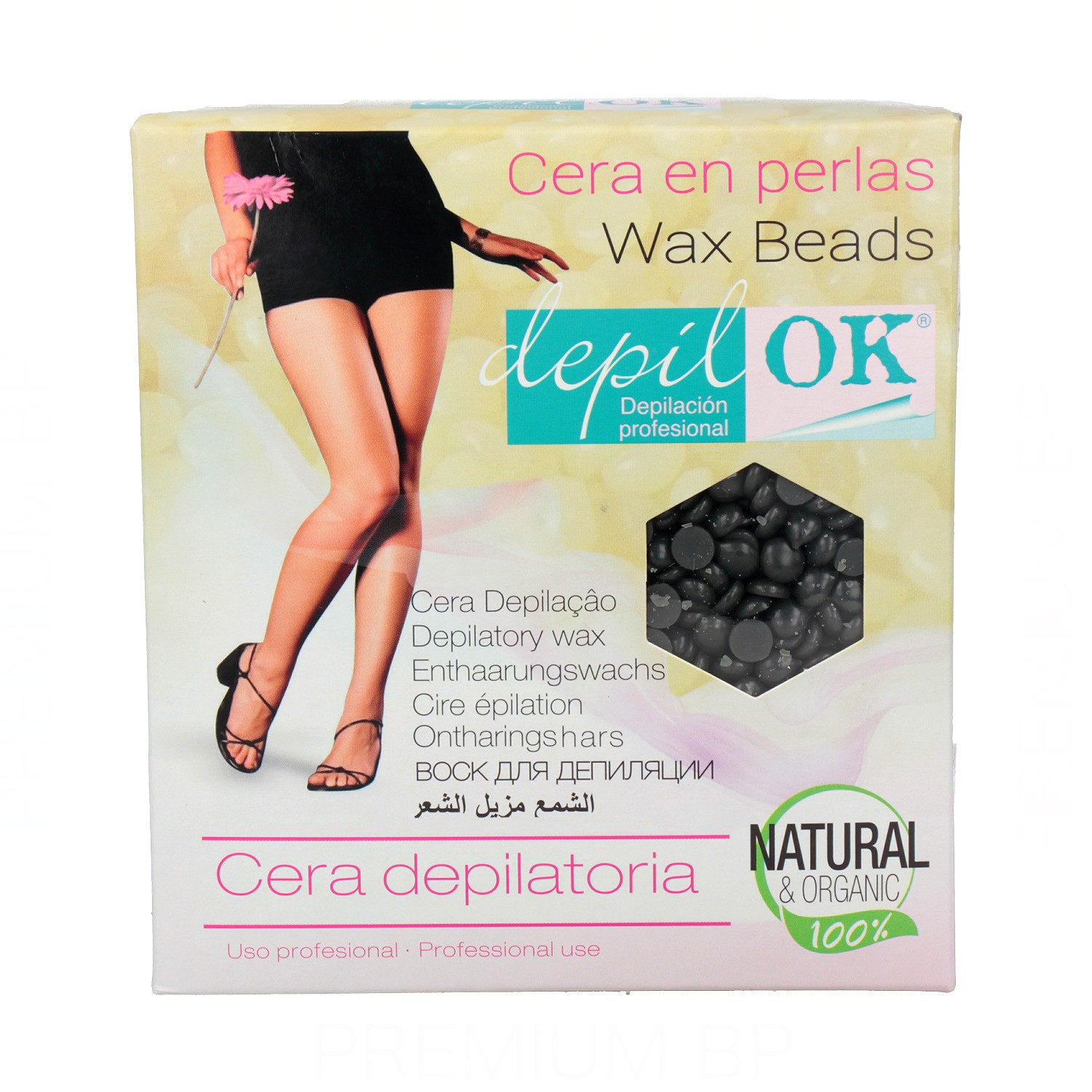 Depil Ok Cera En Perlas Negra 1000 gr Depil Ok Cera En Perlas Negra 1000 gr