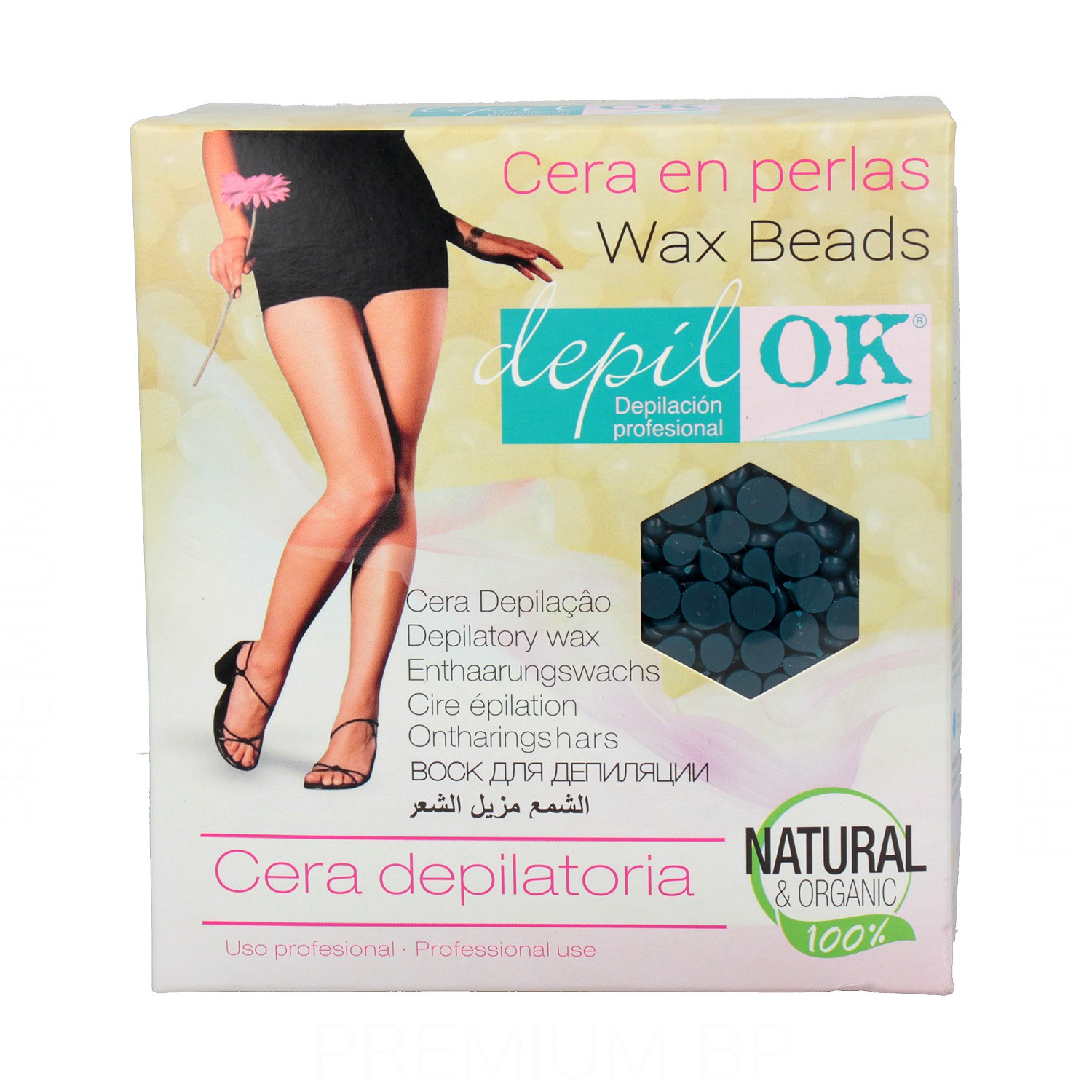 Depil Ok Cera En Perlas Azul 1000 gr Depil Ok Cera En Perlas Azul 1000 gr