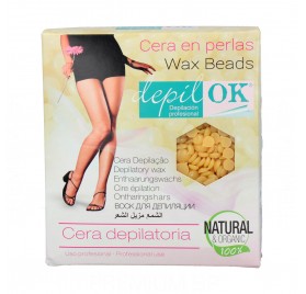 Depil Ok Cera En Perlas Natural 1000 gr