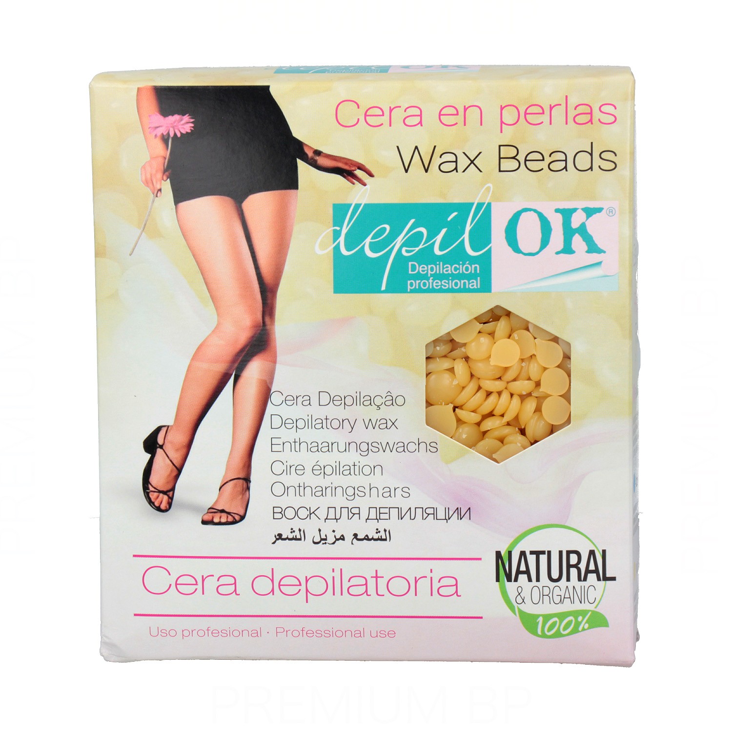 Depil Ok Cera En Perlas Natural 1000 gr Depil Ok Cera En Perlas Natural 1000 gr