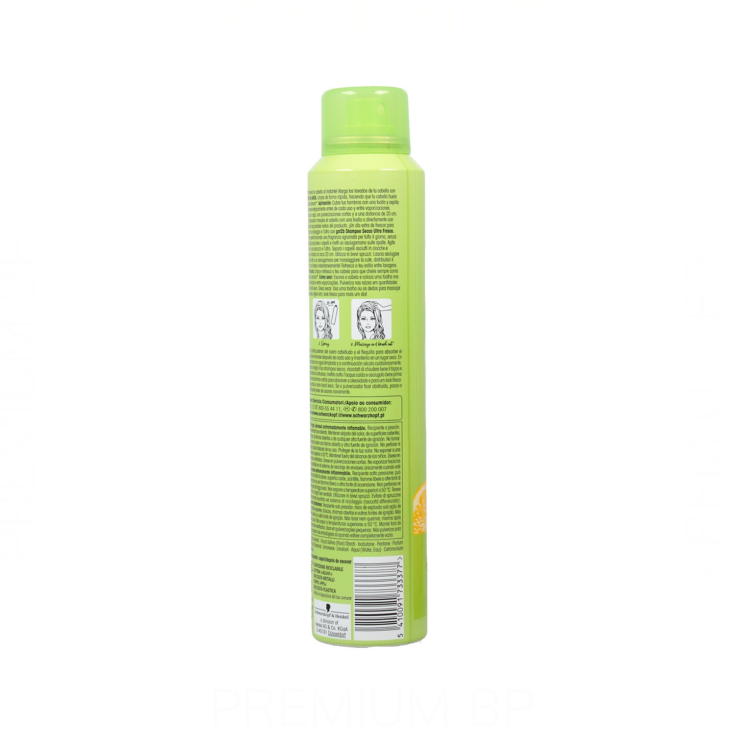 Schwarzkopf Got2b Extra Fresh Dry Shampoo 200ml