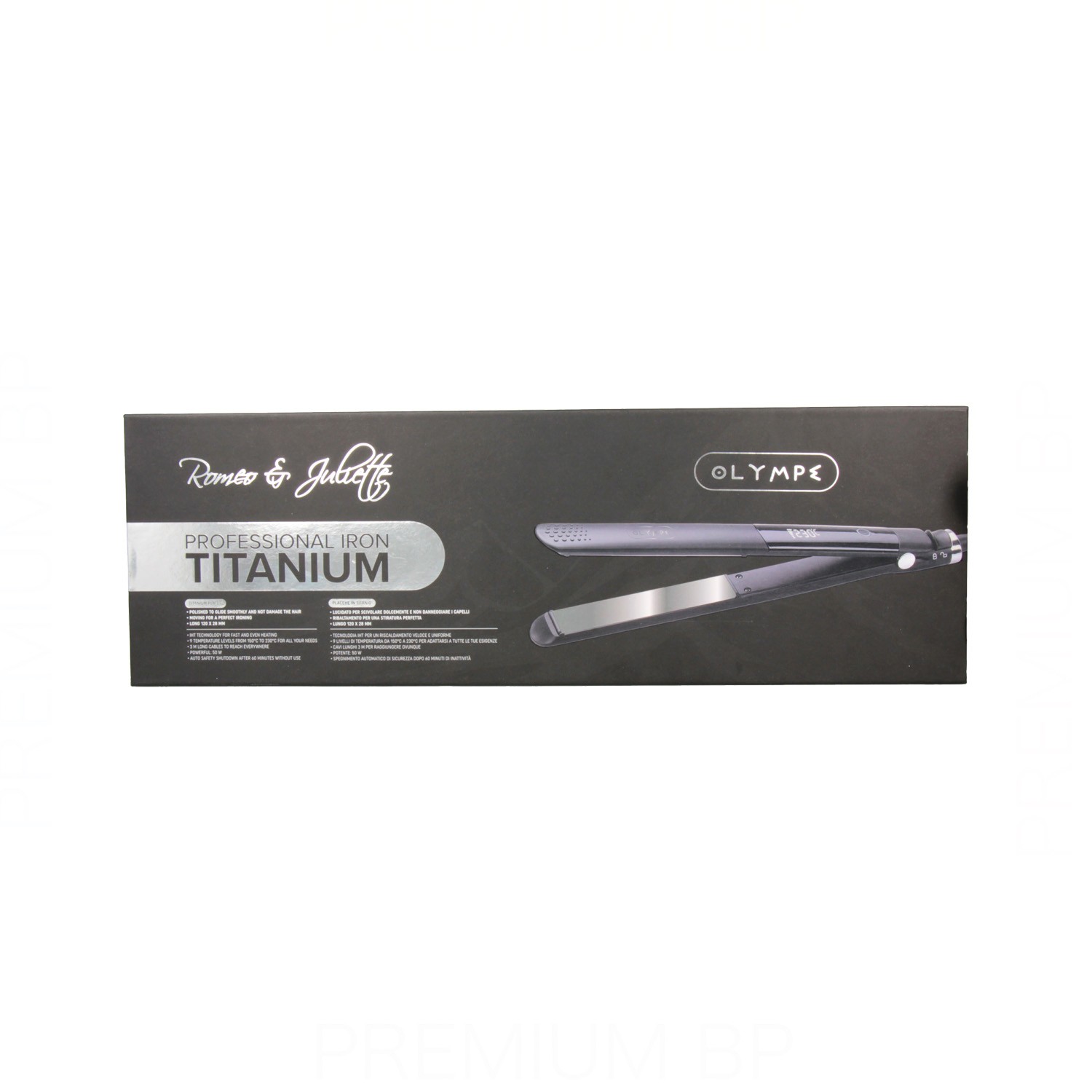 Albi Romeo & Juliette Olympe Professional Iron Titanium Silver