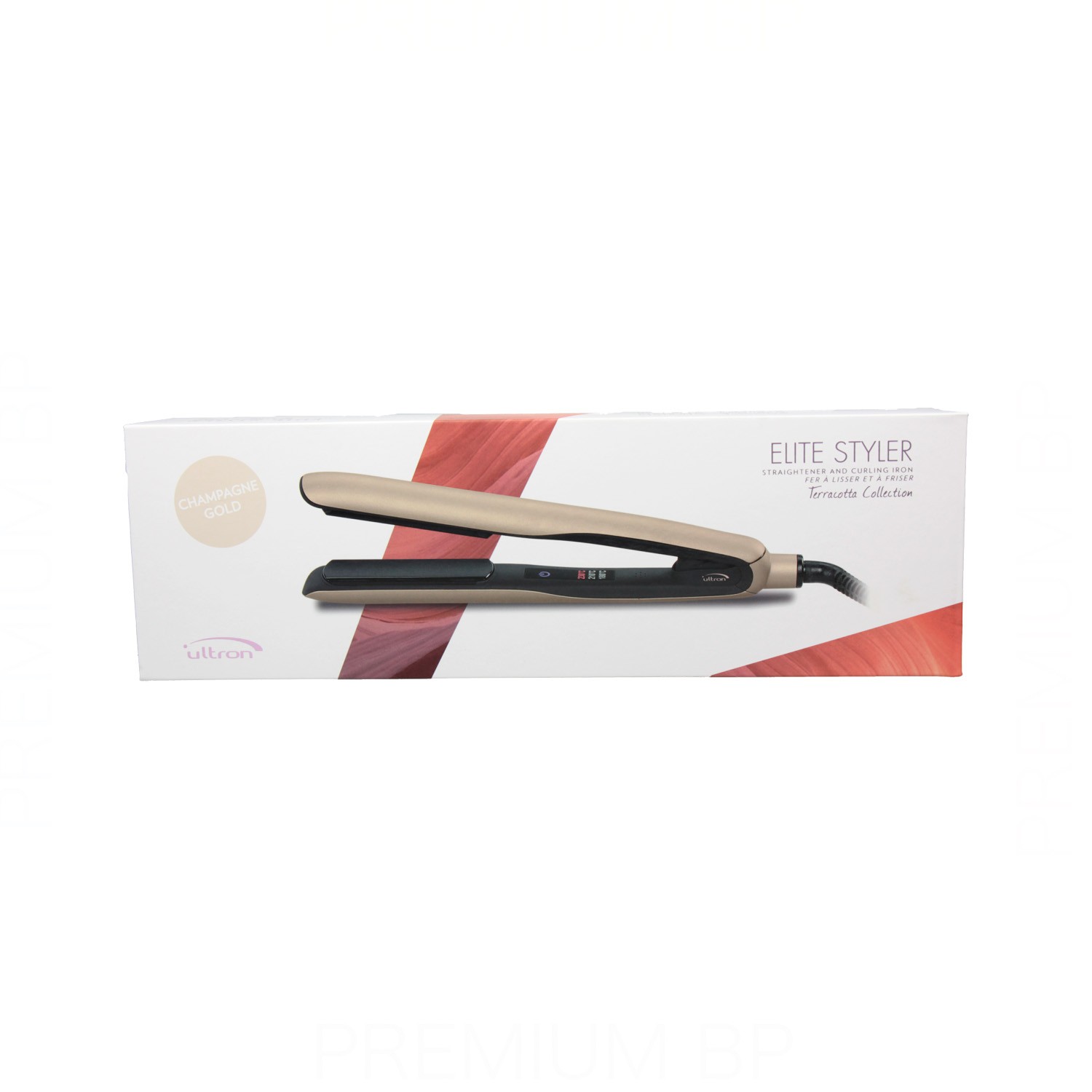 Sinelco Ultron Elite Styler Champagne Gold Plancha