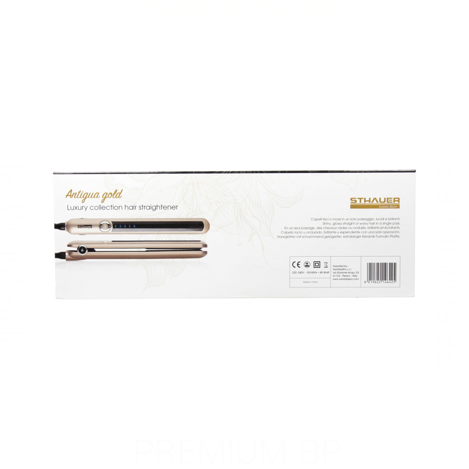 Xanitalia Sthauer Plancha Antigua Gold Ceramica Efecto Liso