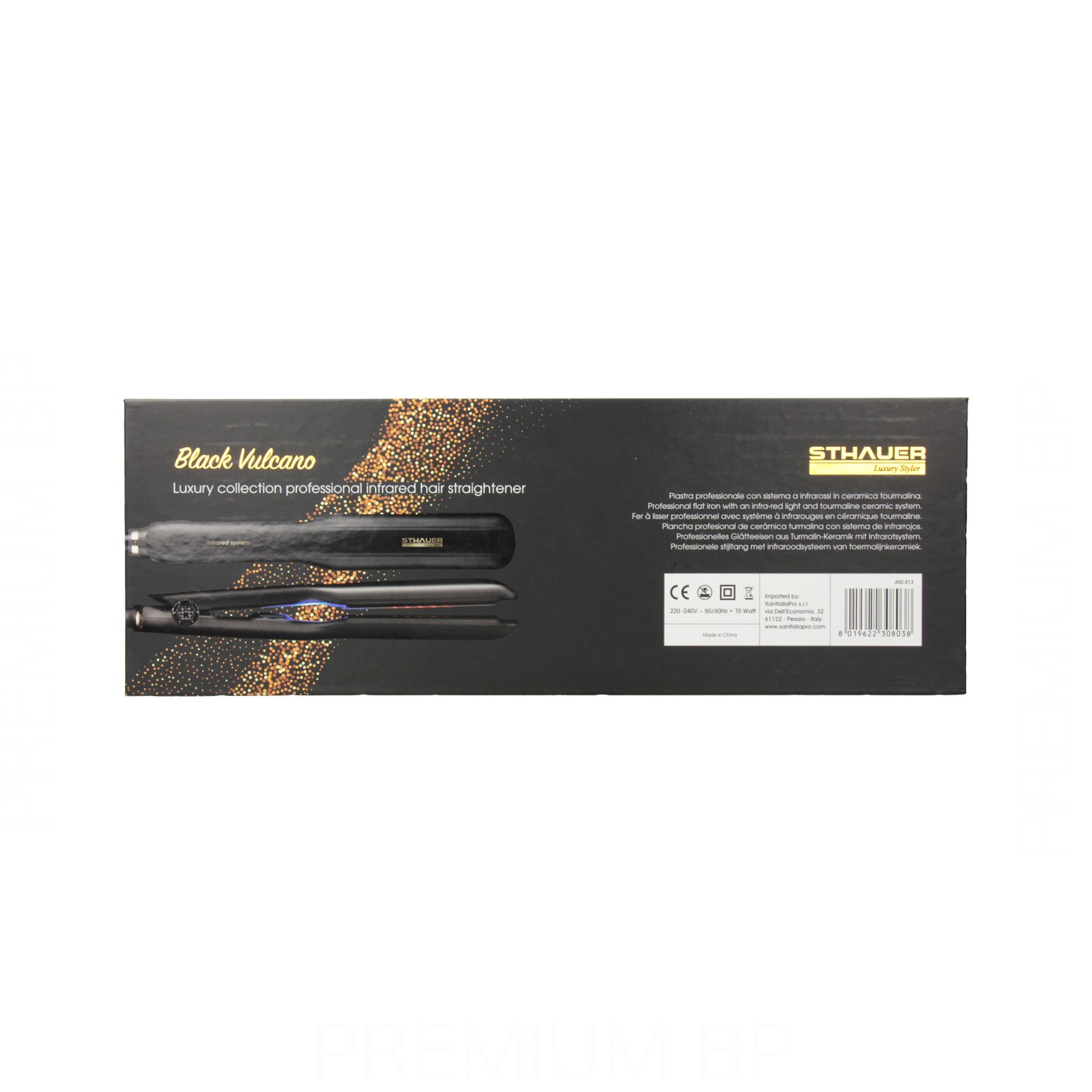 Xanitalia Sthauer Plancha Infrarojos Black Vulcano
