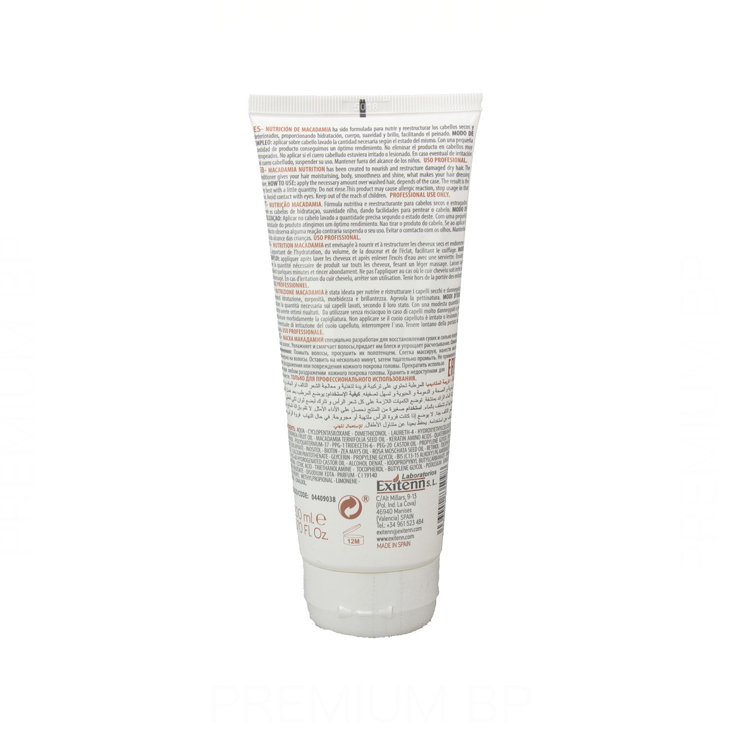 Exitenn Macadamia Nutrición Cabello Seco 200 Ml