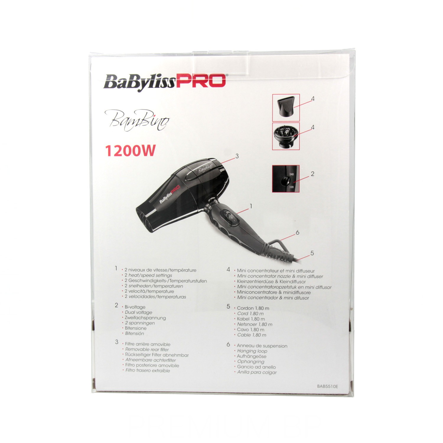 BabyLiss Sèche-bébé Bambino 1200 W