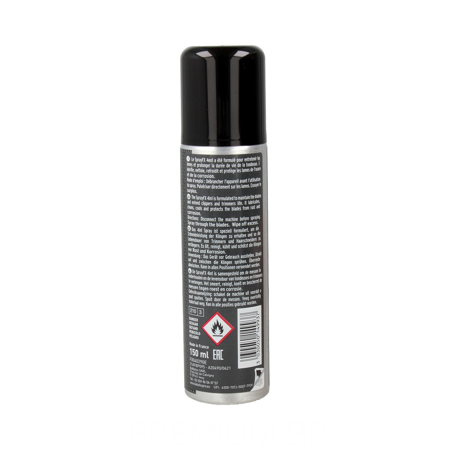 BabyLiss Spray Bactericida y Lubricante Para Cuchillas 150 ml